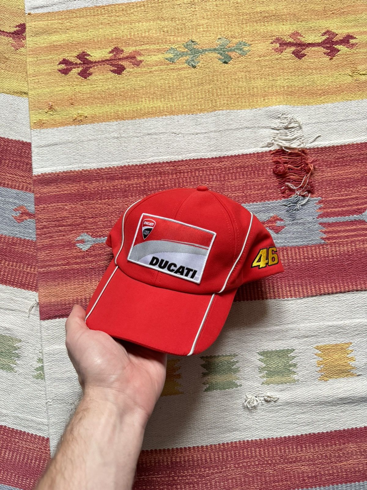 Puma Vintage Puma x Ducati Corse Formula 1 Team Hat Size ONE SIZE - 3 Thumbnail