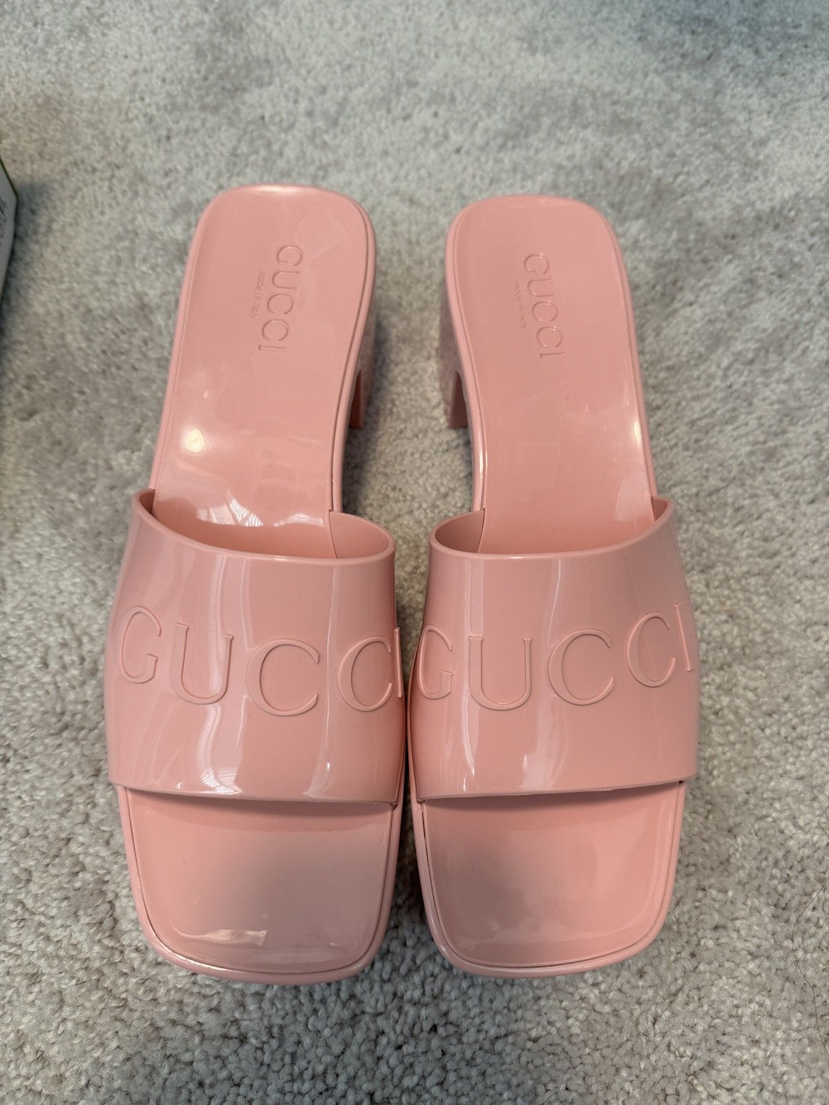 Gucci Rubber Gucci Logo Womens platform Size US 9 / IT 39 - 8 Thumbnail