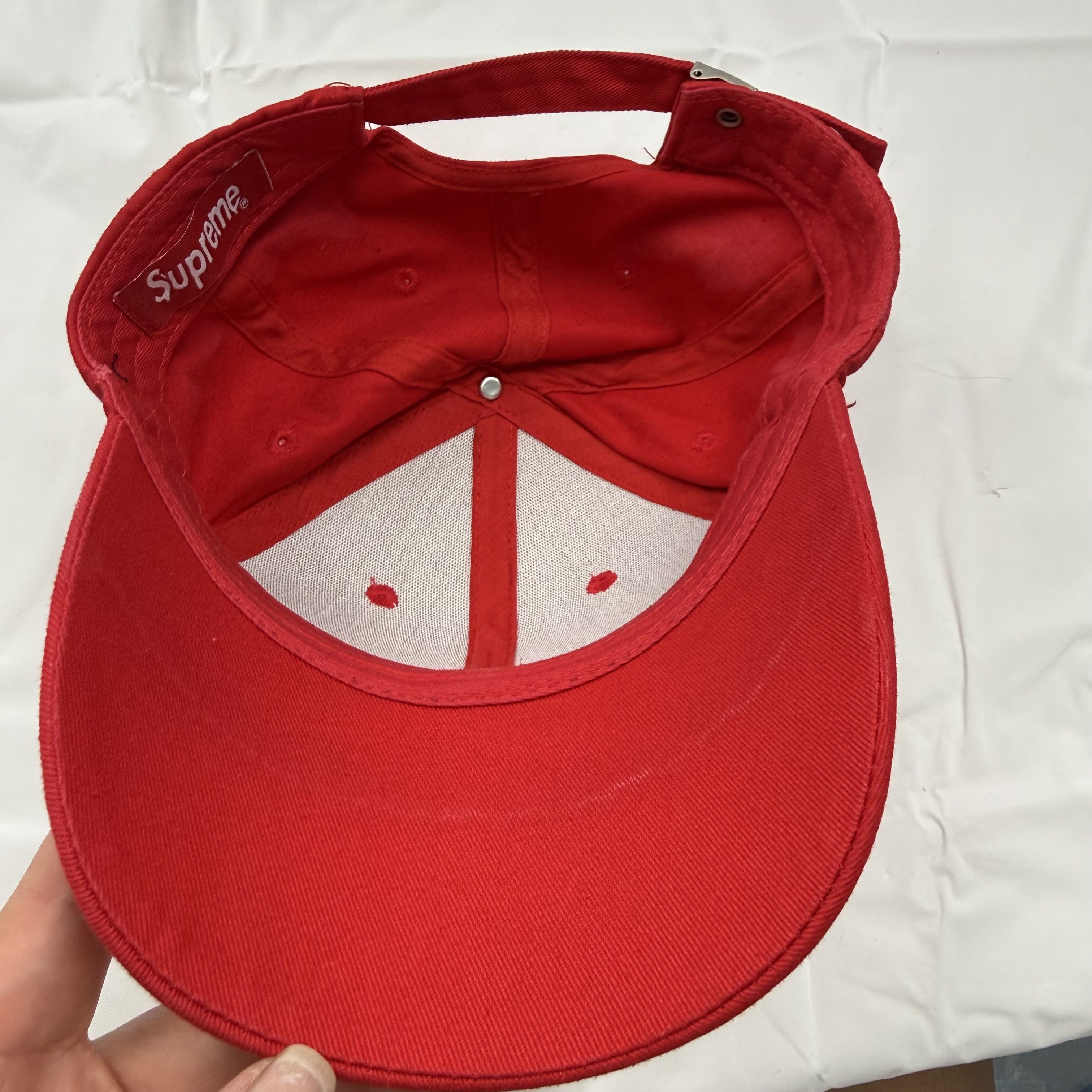 Supreme Supreme Red Baseball Cap Hat Box Adjustable Strapback Mens Size ONE SIZE - 6 Thumbnail