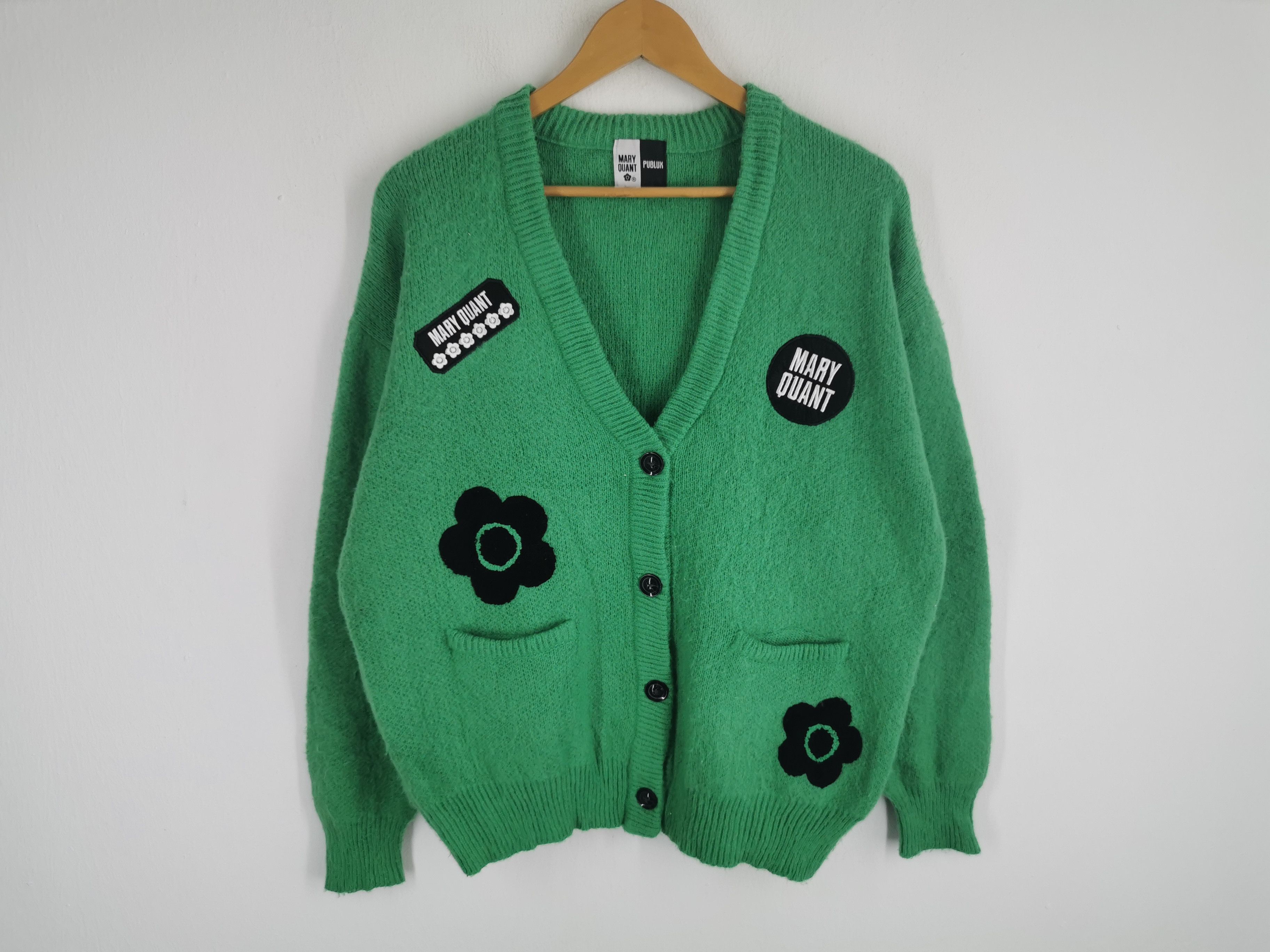 Japanese Brand Mary Quant Publux Cardigan Sweater Womens Size M Size M / US 6-8 / IT 42-44 - 2 Thumbnail