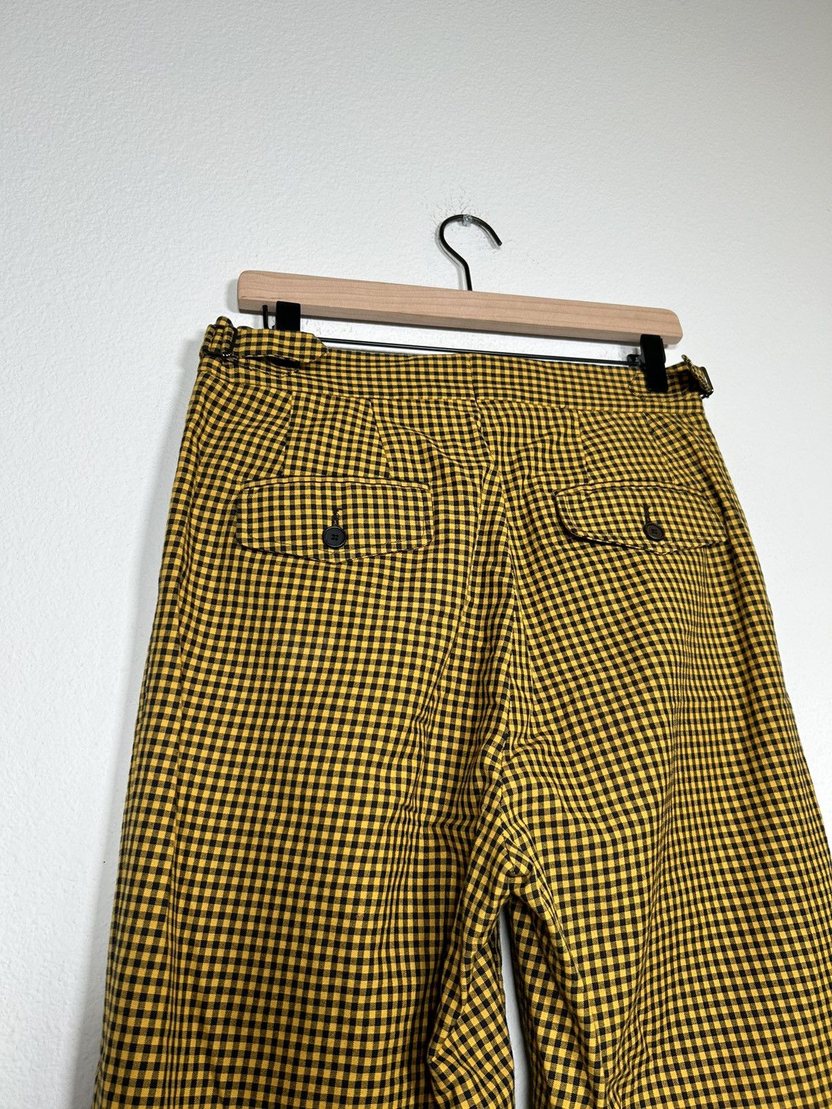 gingham Printed Pants