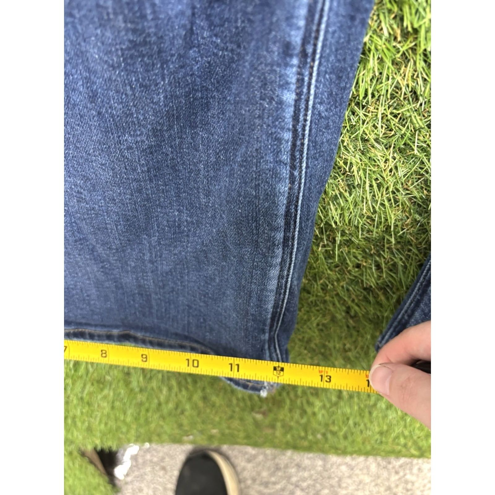 American Eagle Outfitters American Eagle Outfitters Jeans Womens 20 High Rise Wide Leg Dark Wash Denim 90s Bohemian Hipster Preppy Mens Womens Boys Girls Size 42" / US 20 - 7 Thumbnail