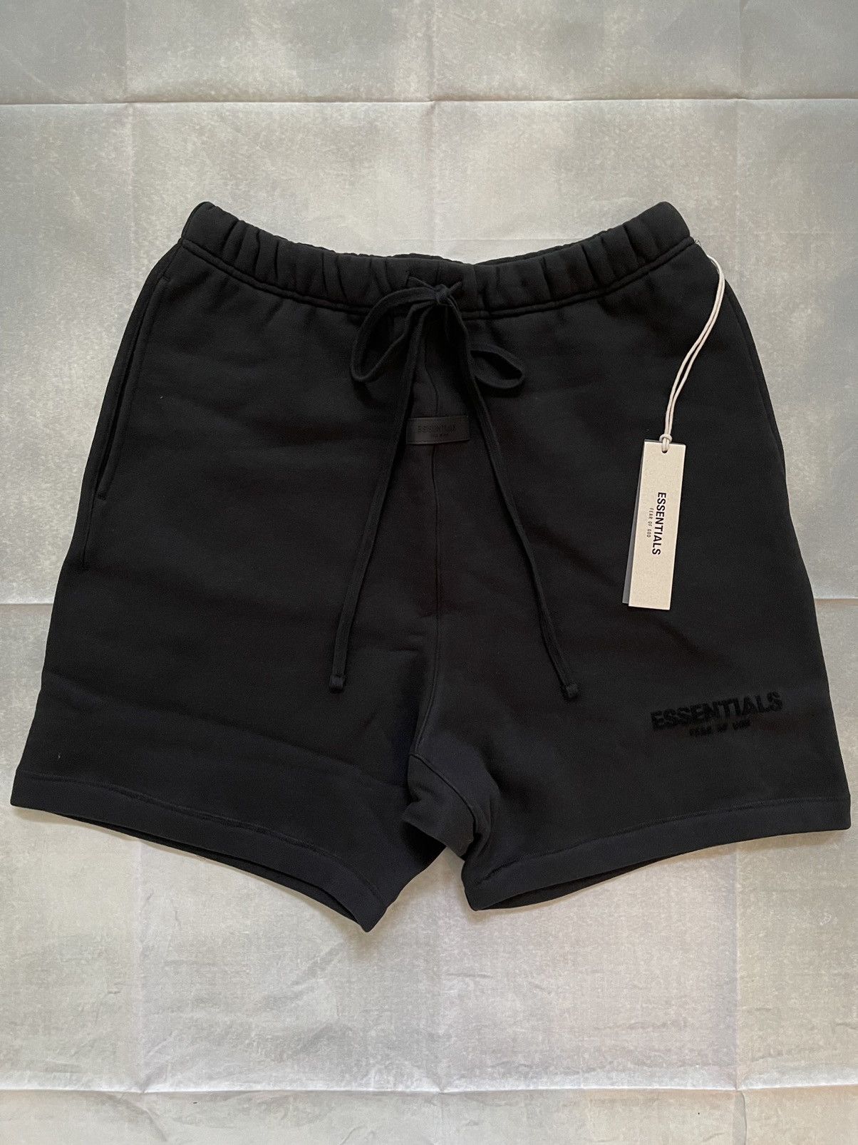 Pacsun Fog Essentials Fear Of God Stretch Limo Sweat Shorts Sz (M) | Grailed