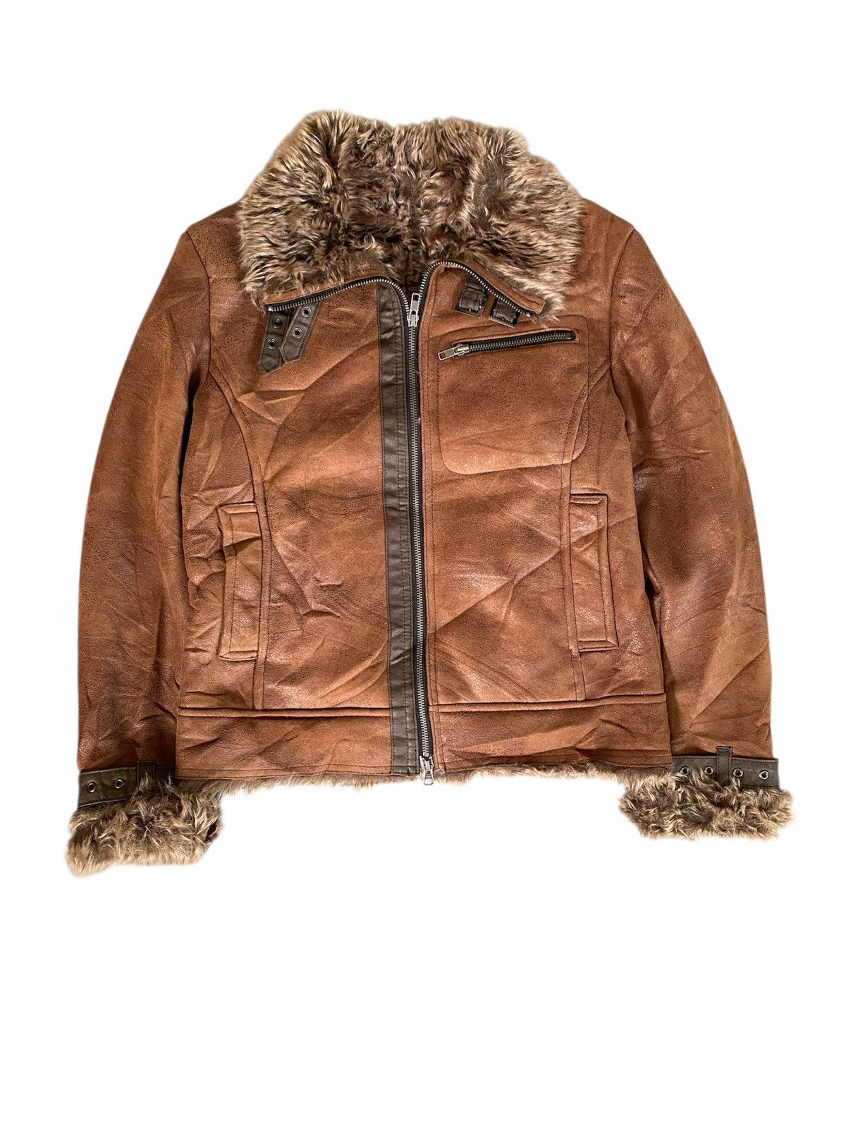 5351 POUR LES HOMMES 2000s EDGE Rupert Fur B3 Jacket Size US M / EU 48-50 / 2 - 1 Thumbnail