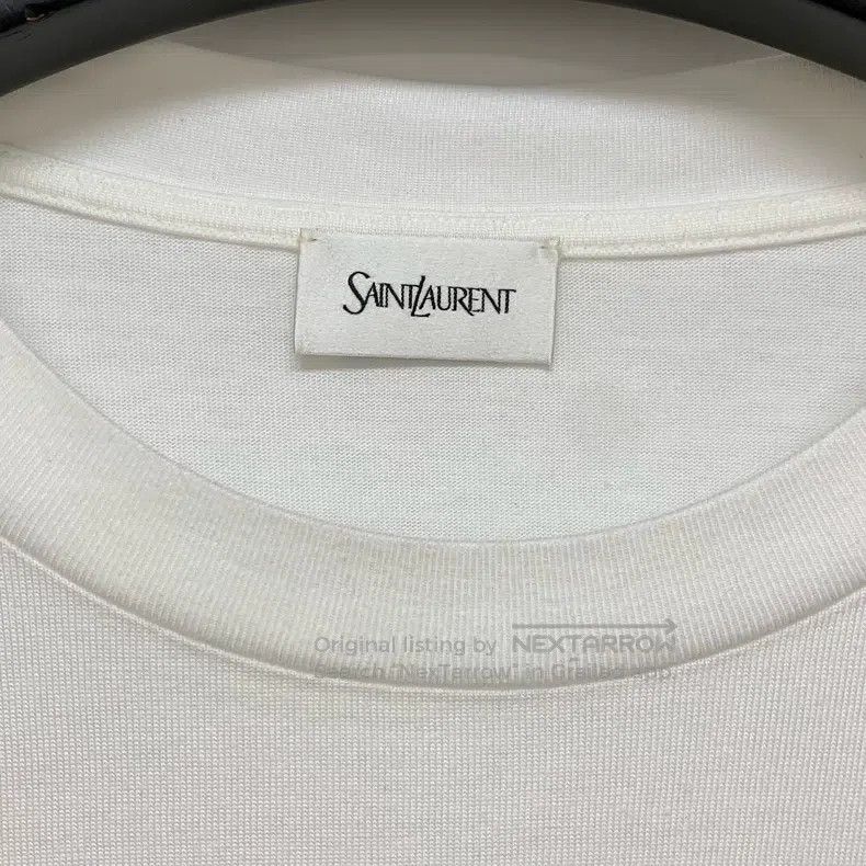Saint Laurent Paris Saint Laurent Paris Solid Color Logo Patch Round Neck Shor Size US XL / EU 56 / 4 - 7 Thumbnail