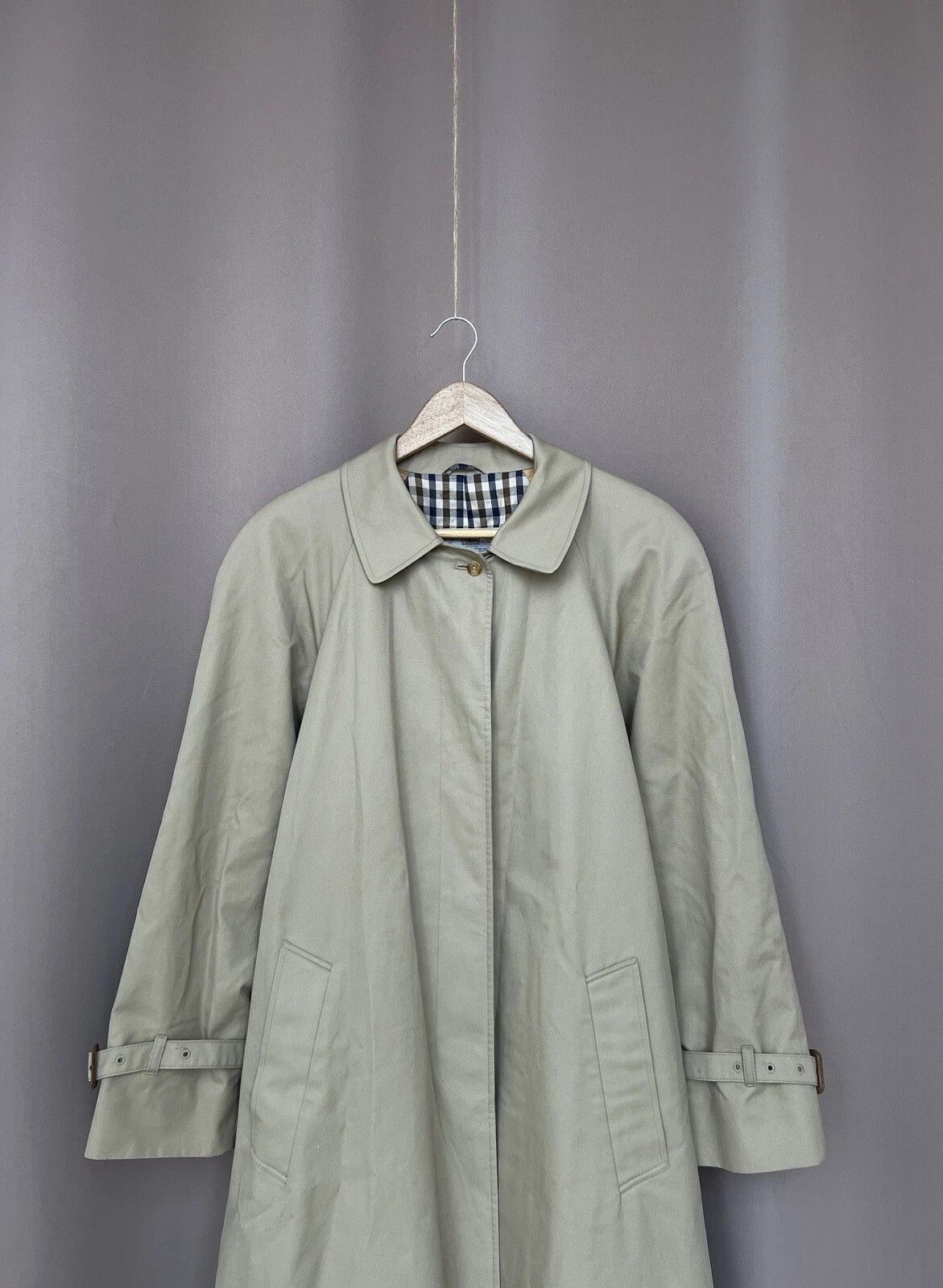 Aquascutum Aquascutum Aqua 5 Trench Coat Mens Size M/L Vintage Jacket Size US L / EU 52-54 / 3 - 2 Thumbnail
