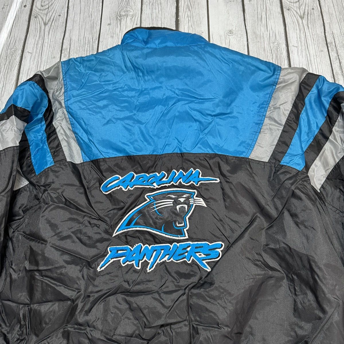 NFL × Vintage Vintage Carolina Panthers jacket Size US XL / EU 56 / 4 - 4 Thumbnail