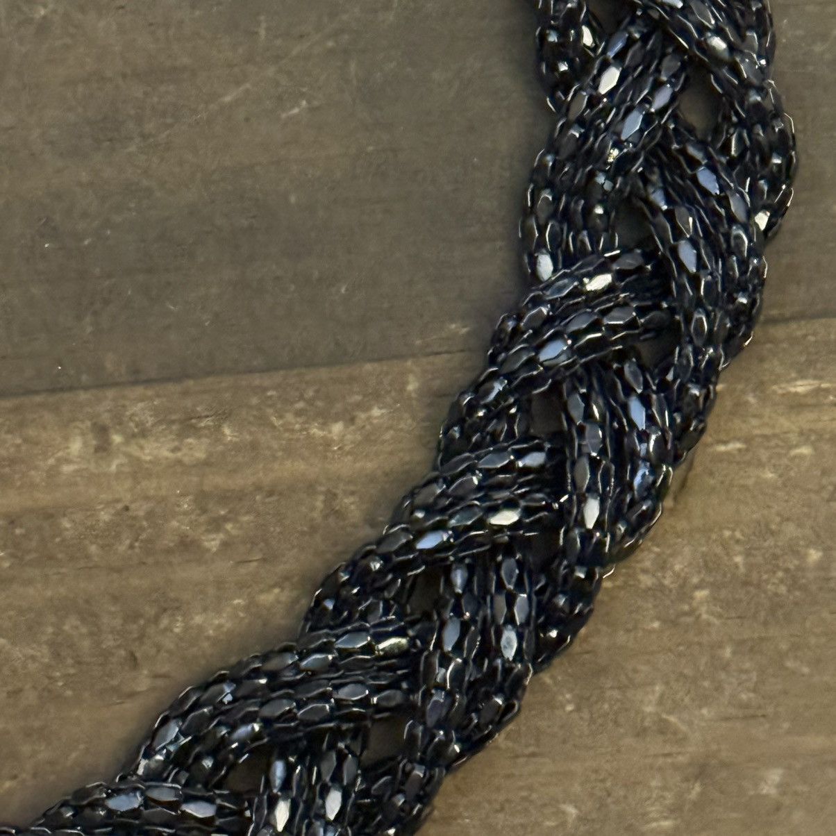 Express Express gunmetal braided collar necklace Size ONE SIZE - 3 Thumbnail