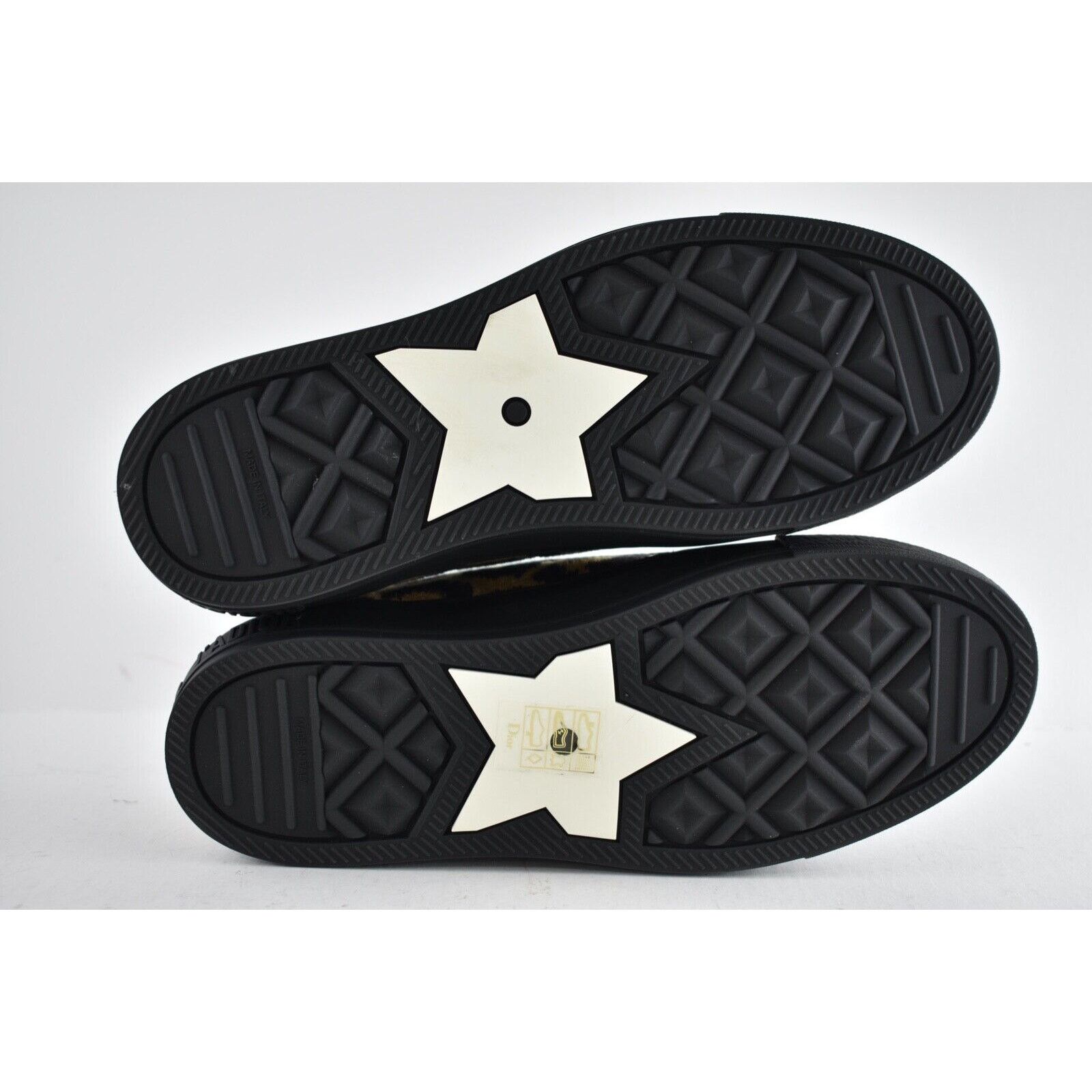 Dior Dior Walk'N'Dior Black Leopard Flat Low Top Sneaker 39.5 Size US 9.5 / IT 39.5 - 12 Thumbnail