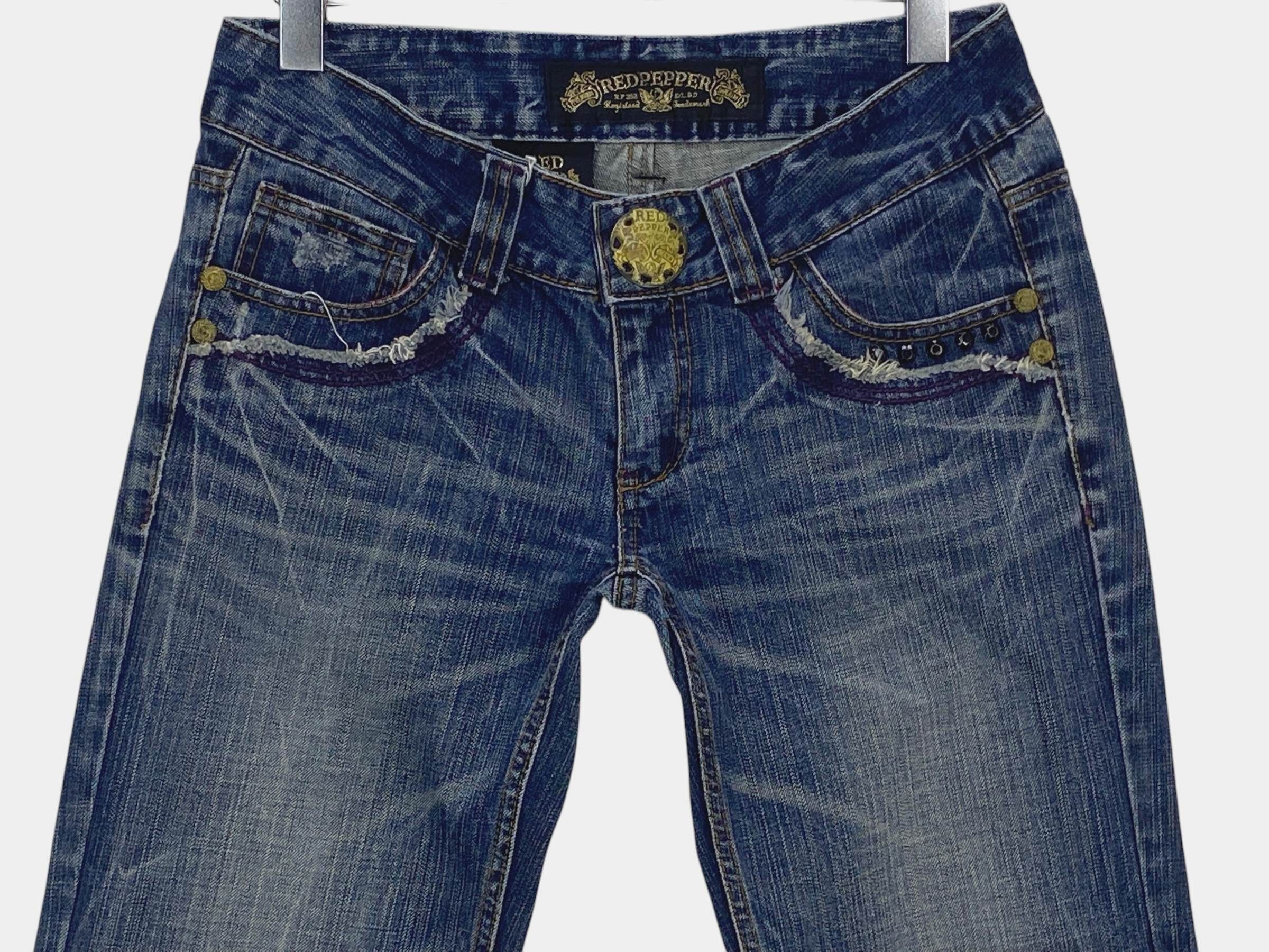 Japanese Brand Red Pepper Denim Bootcut Jeans Japanese Jeans Size 28" / US 6 / IT 42 - 4 Thumbnail