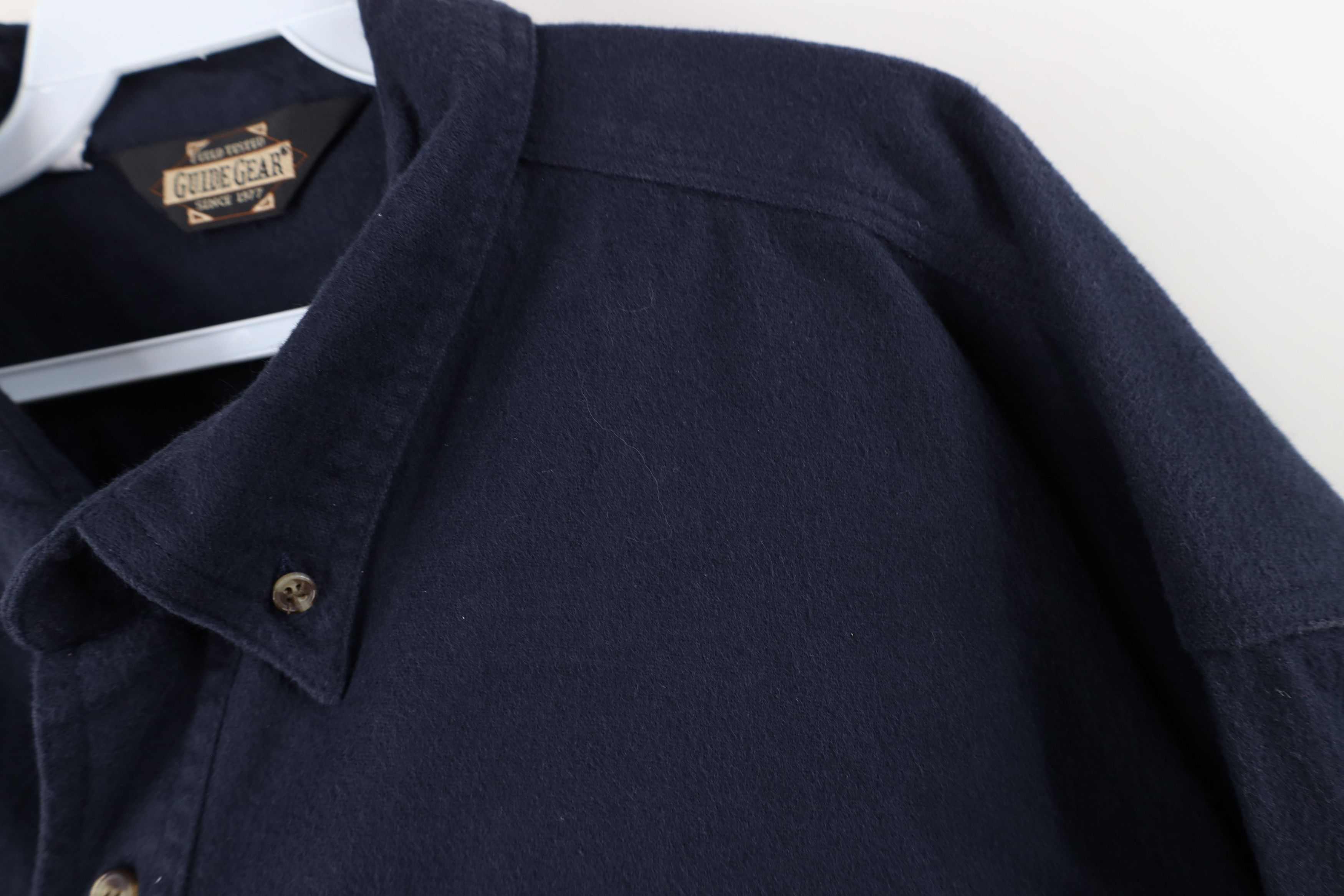 Vintage Vintage Streetwear Heavyweight Chamois Collared Button Shirt Size US XXL / EU 58 / 5 - 4 Thumbnail