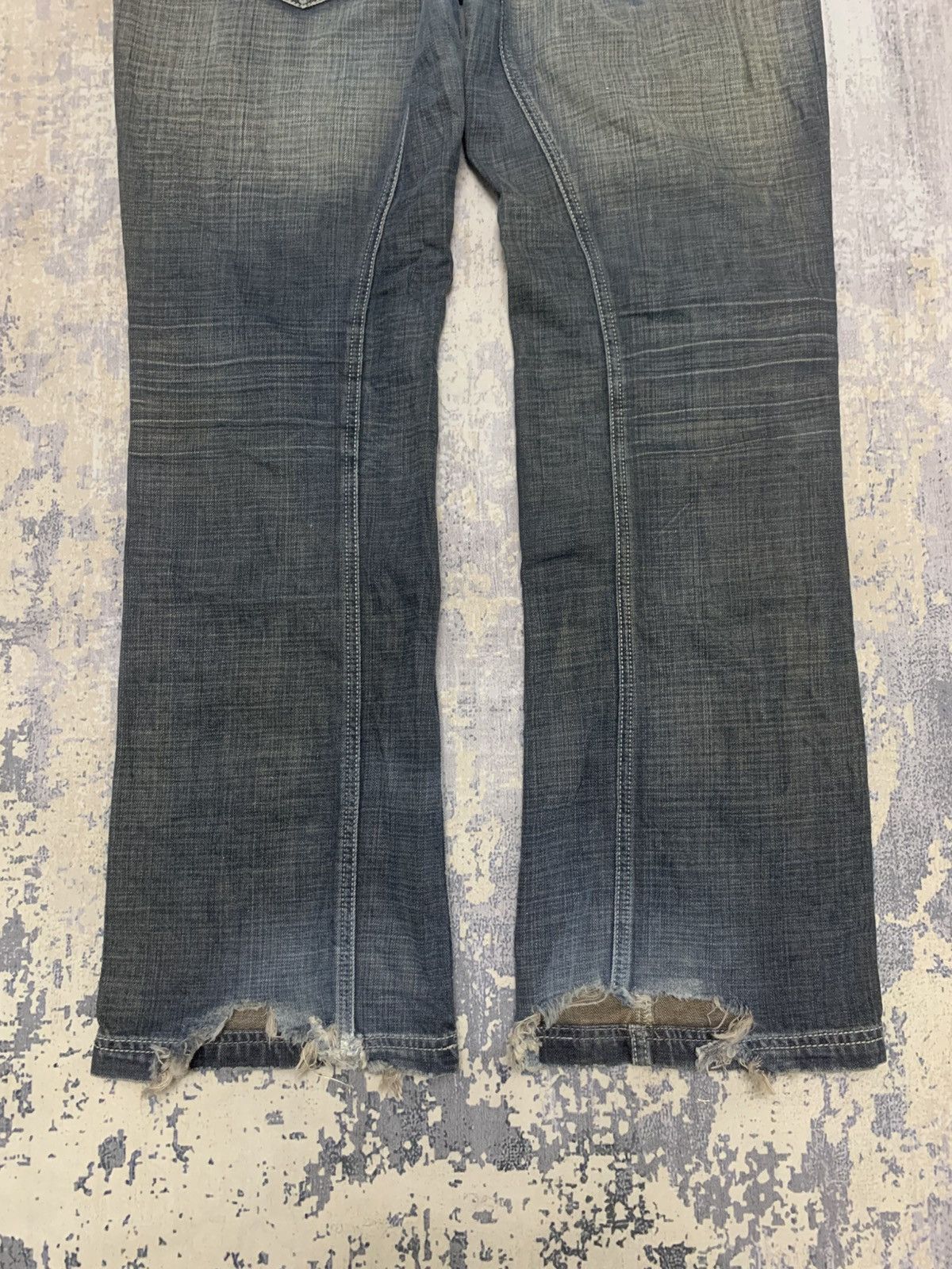 If Six Was Nine Vintage Antik Denim Ripped Mudwash Oversize Distress Denim Size US 41 - 10 Thumbnail