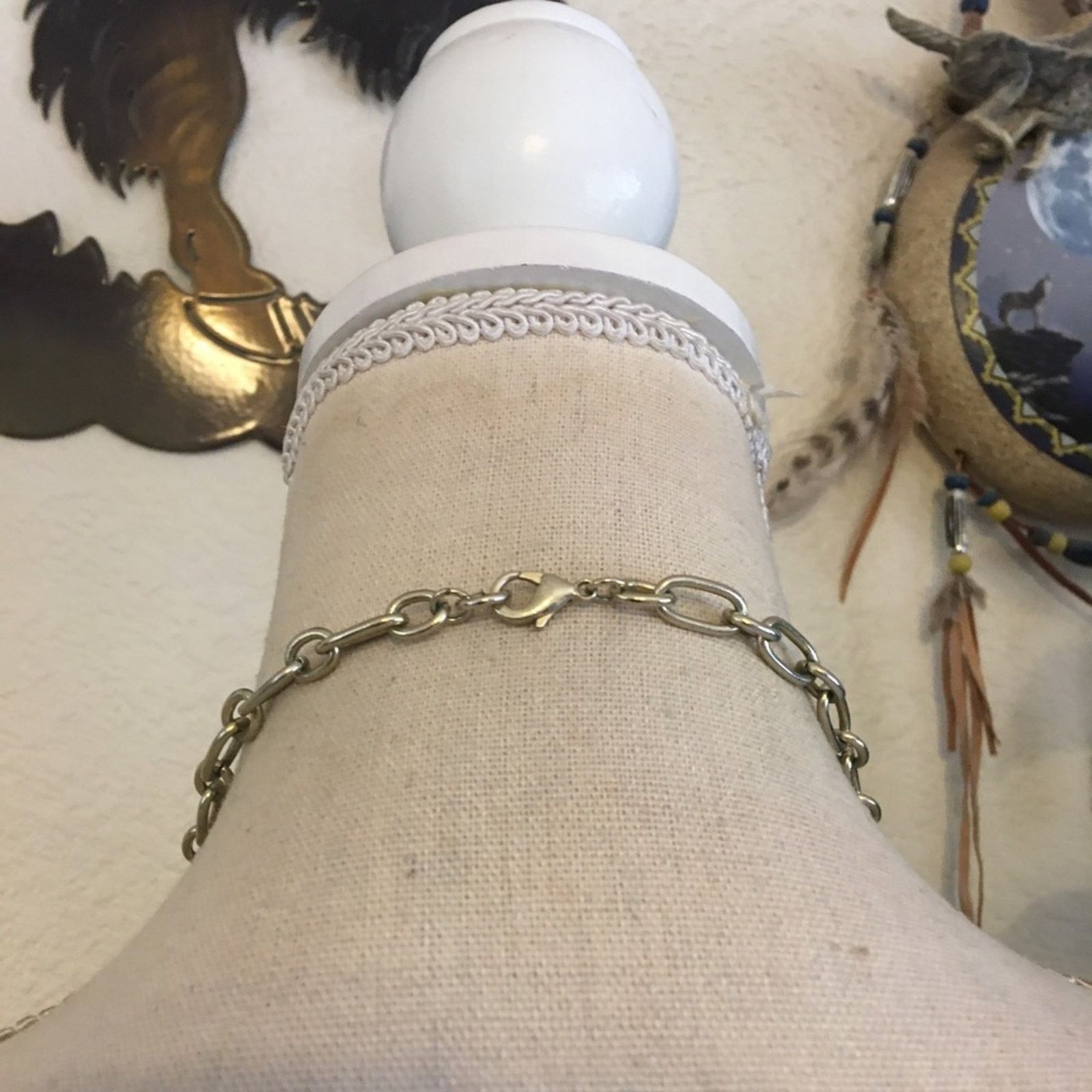 Vintage Vintage 90s gold tone textured disc chain necklace Size ONE SIZE - 5 Thumbnail
