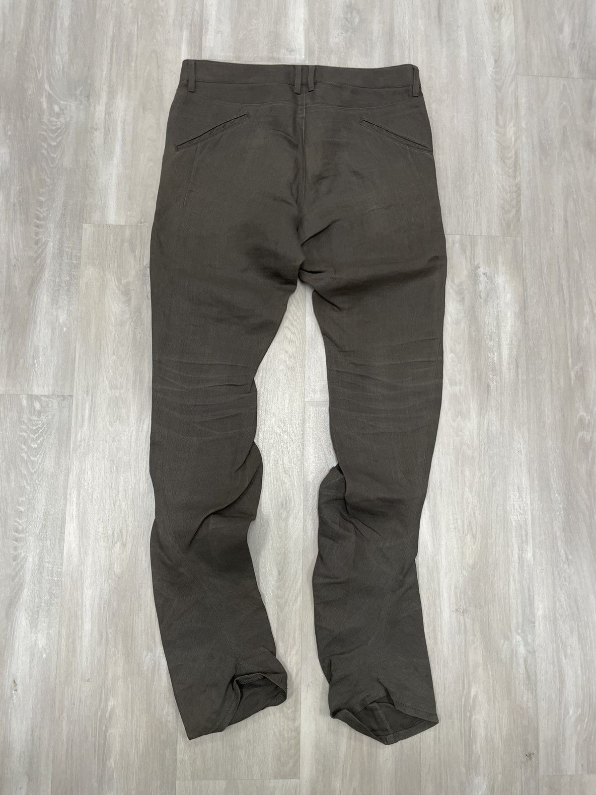 Devoa Twisted Leg Seam Linen Pants Size US 32 / EU 48 - 4 Thumbnail