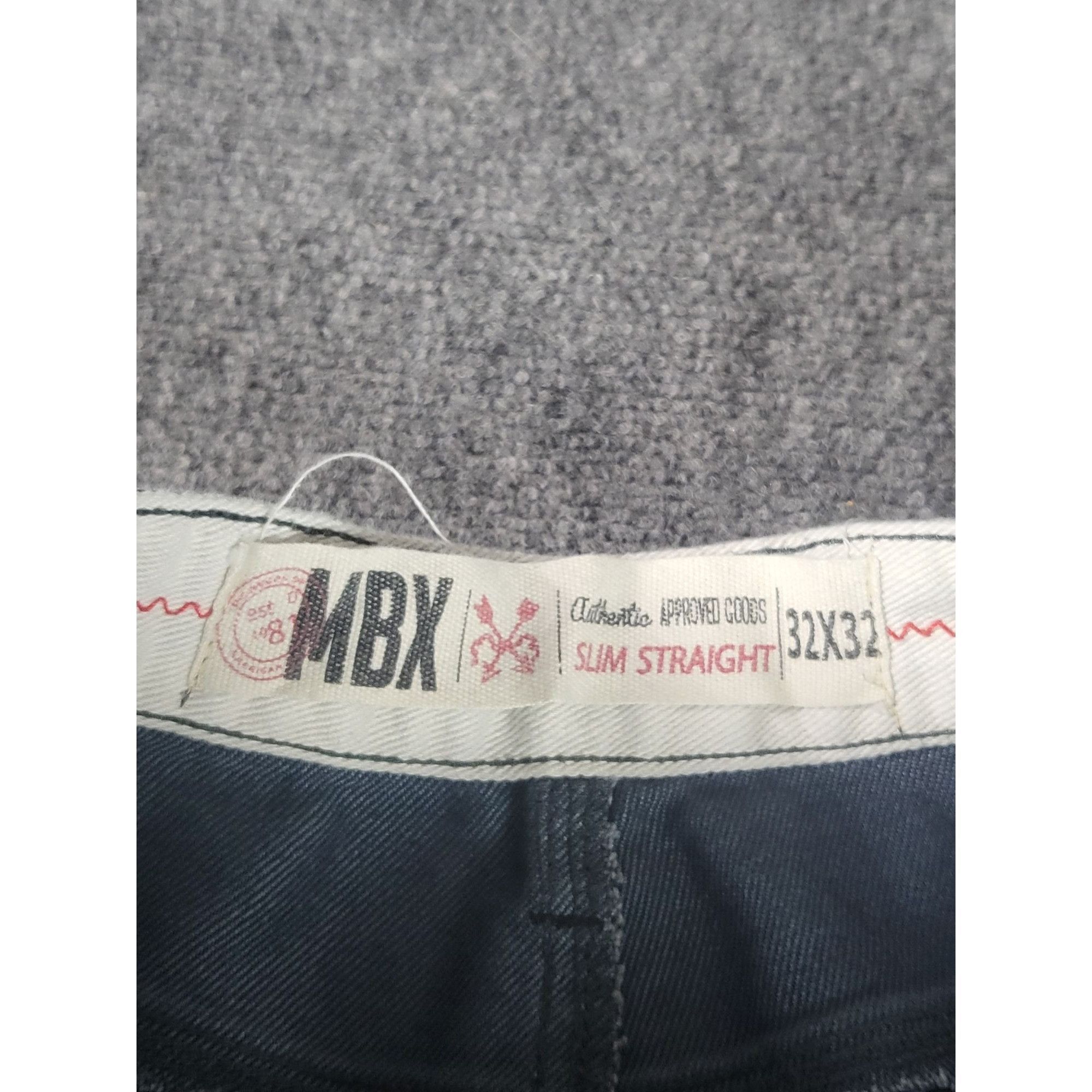 MBX MBX Slim Straight Jeans Men Sz 32X32 Gray Straight Leg Casua Size US 32 / EU 48 - 5 Thumbnail