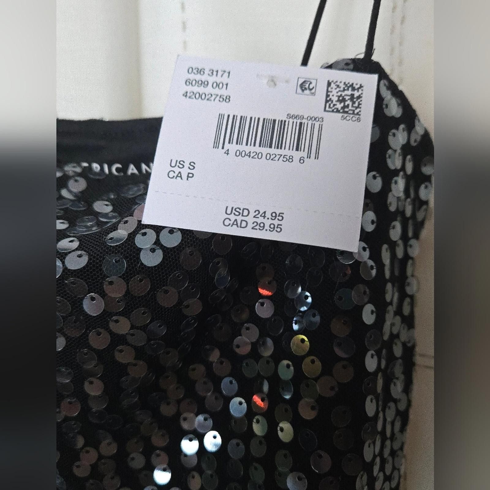 American Eagle Outfitters AE Sequin Cami Size S / US 4 / IT 40 - 3 Thumbnail