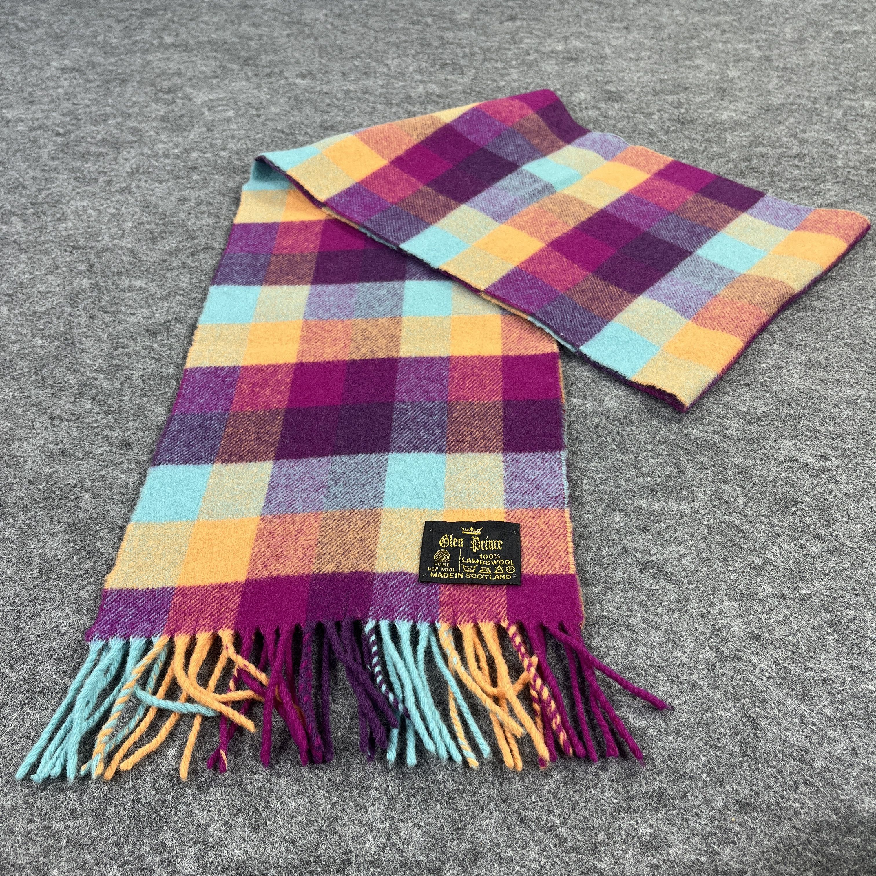 Vintage Glen Prince Scarf / Muffler / Neckwear T959 Size ONE SIZE - 4 Thumbnail