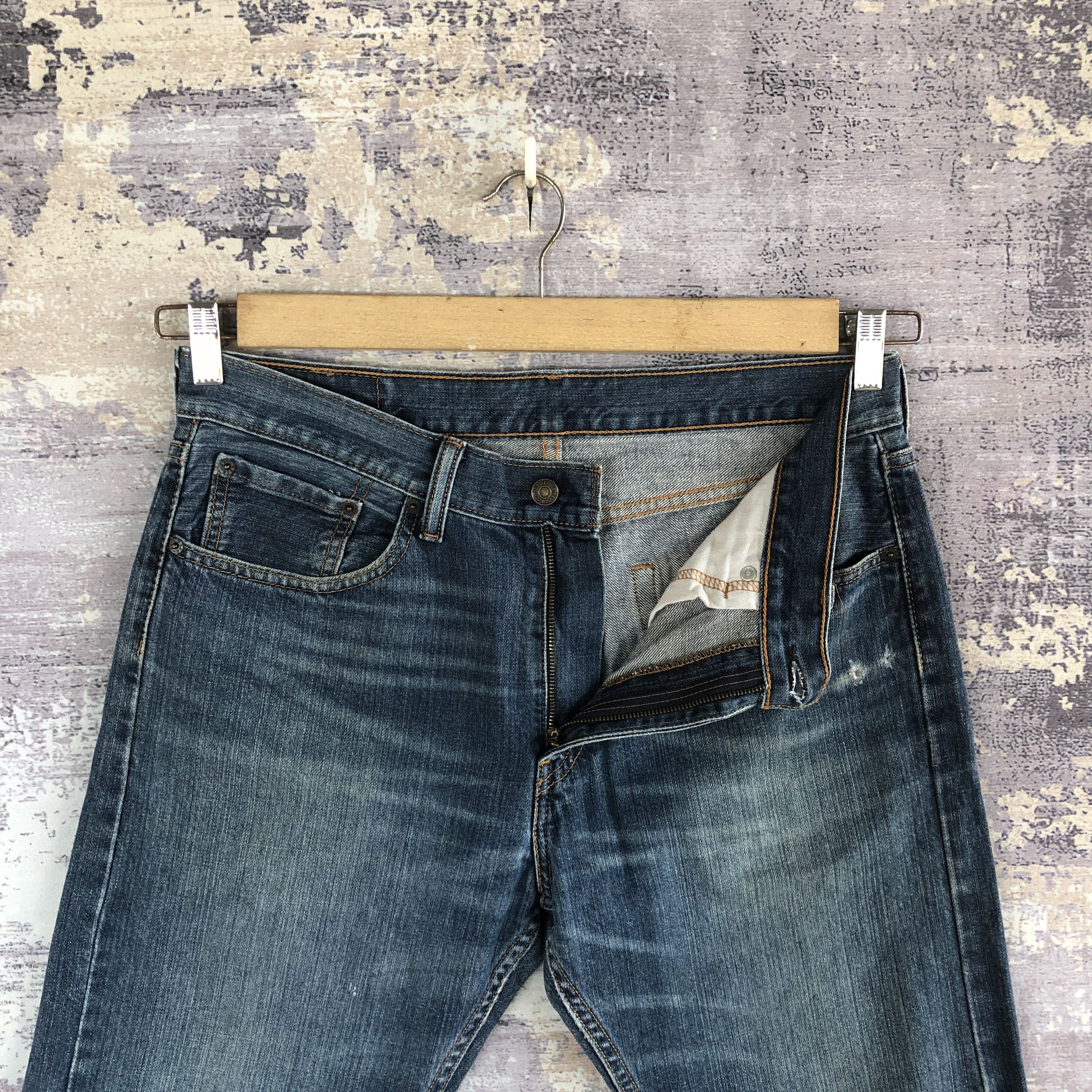 Levi's Vintage Levis 505 Distressed Levi's Distressed Faded Denim Size US 34 / EU 50 - 6 Thumbnail