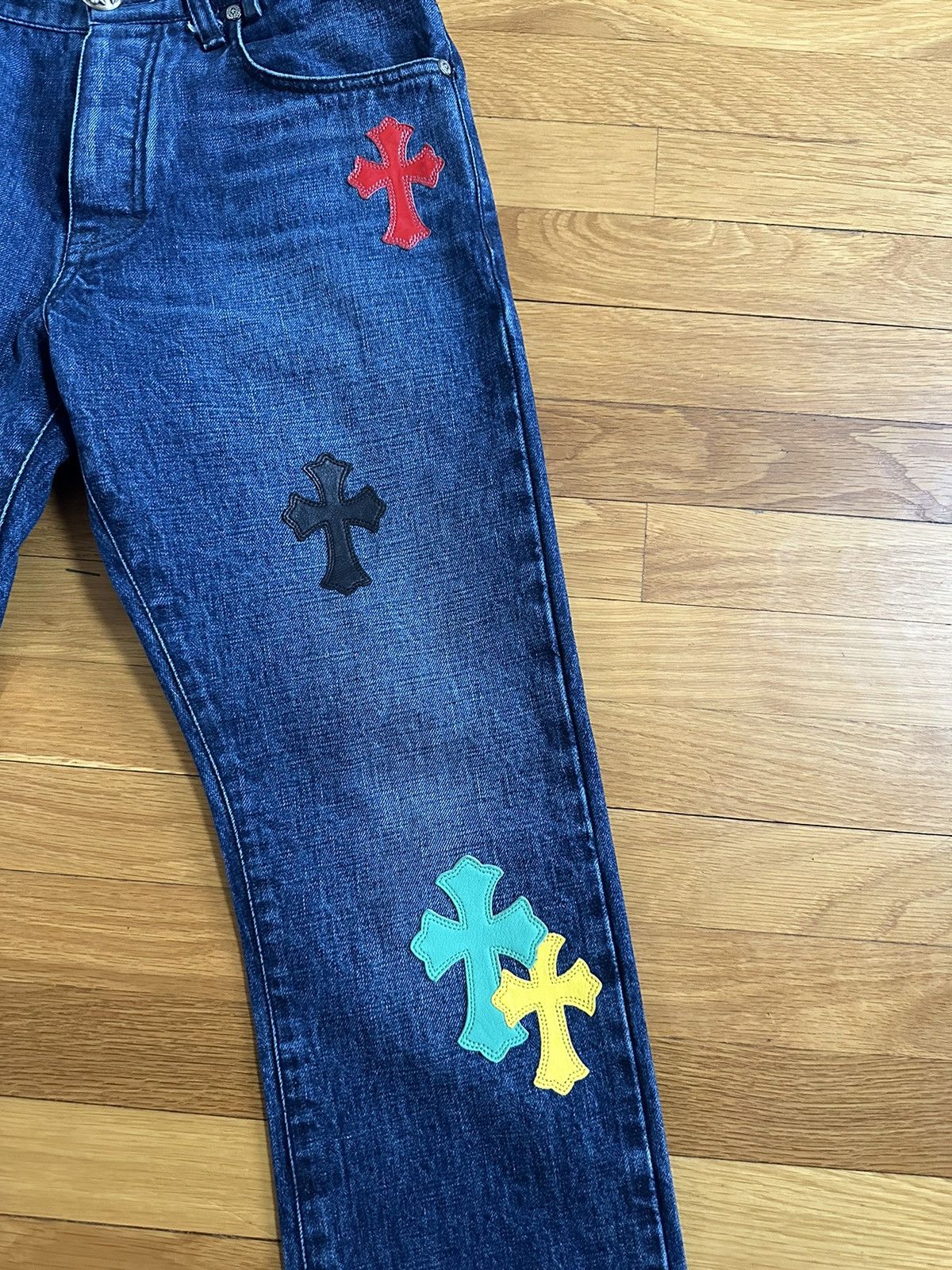 Chrome Hearts Custom Cross patch denim 1/1 special order Size US 29 - 4 Thumbnail