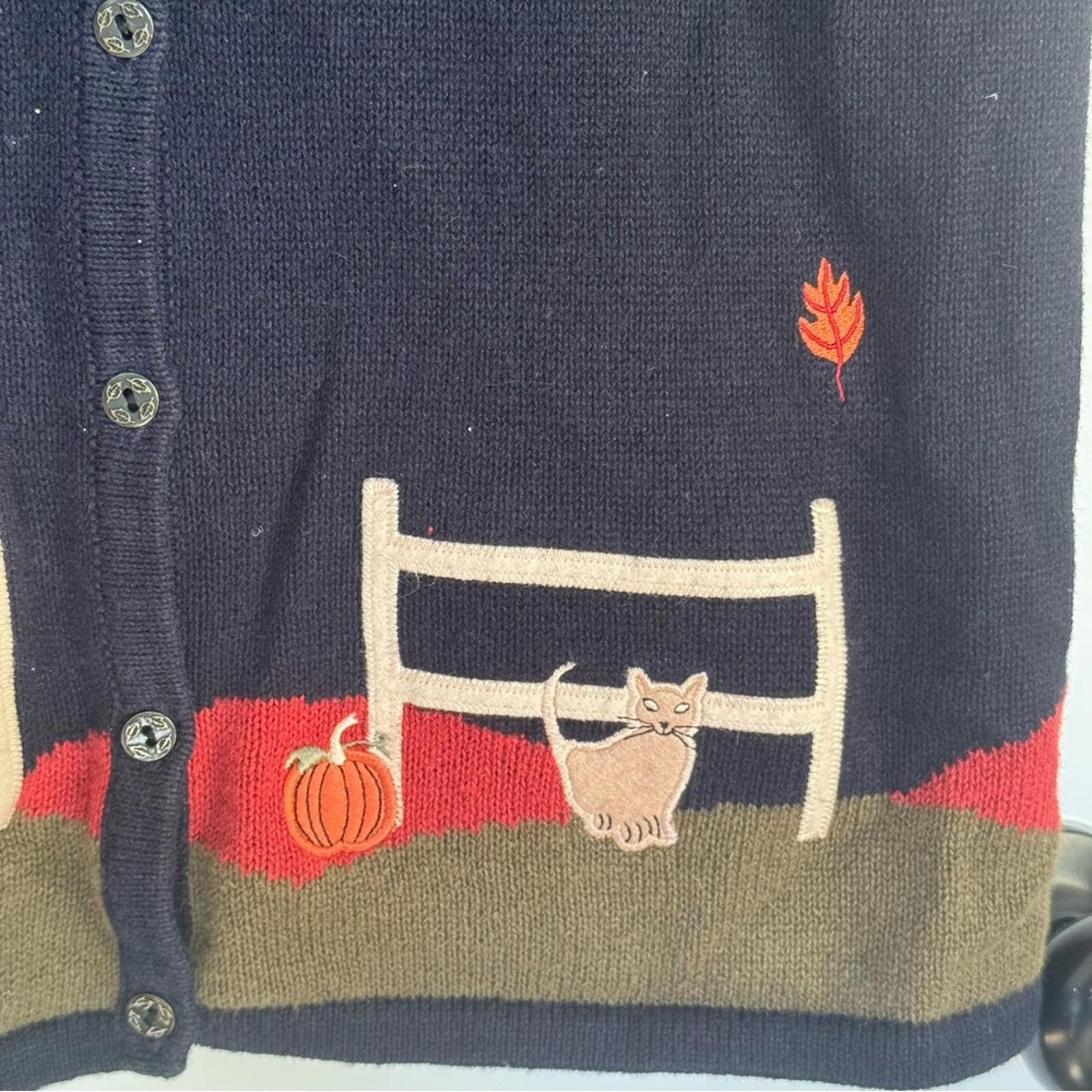 Other VTG Christopher & Banks Embroidered Fall vest-Medium Size M / US 6-8 / IT 42-44 - 4 Thumbnail