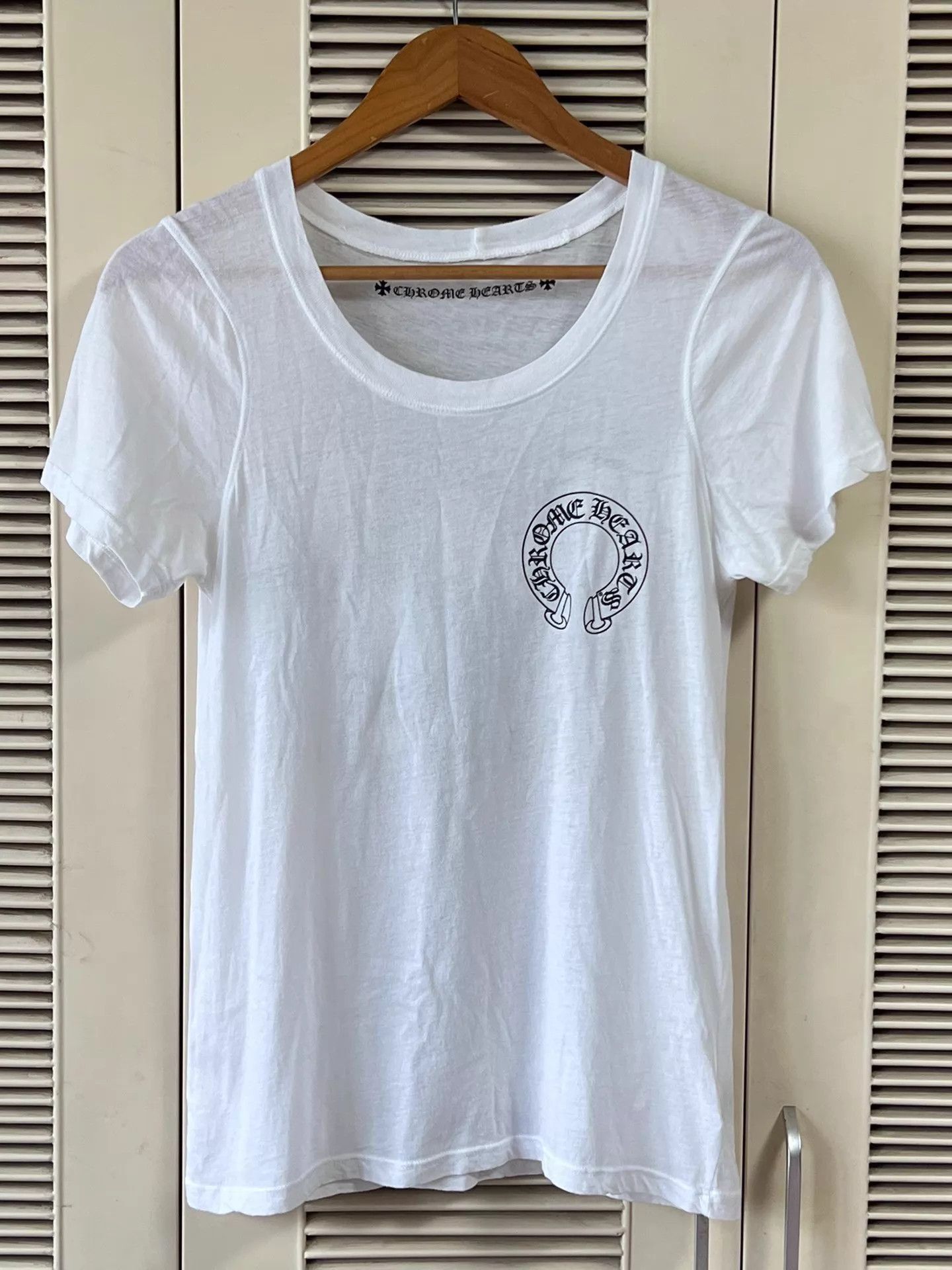 Chrome Hearts White Short Sleeve Graphic T-Shirt Size US S / EU 44-46 / 1 - 1 Thumbnail