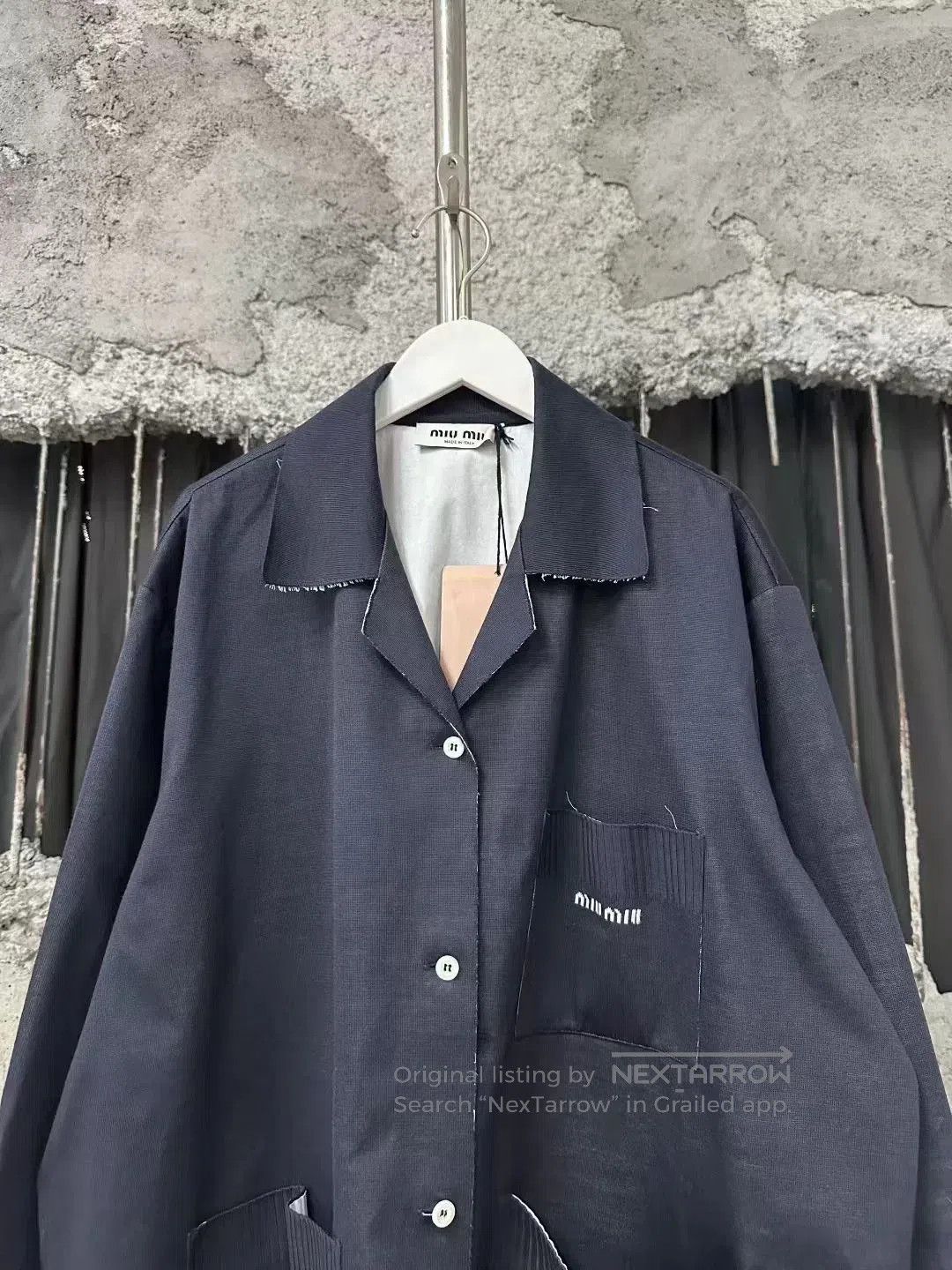 Miu Miu miu miu navy knit jacket. Size M / US 6-8 / IT 42-44 - 3 Thumbnail