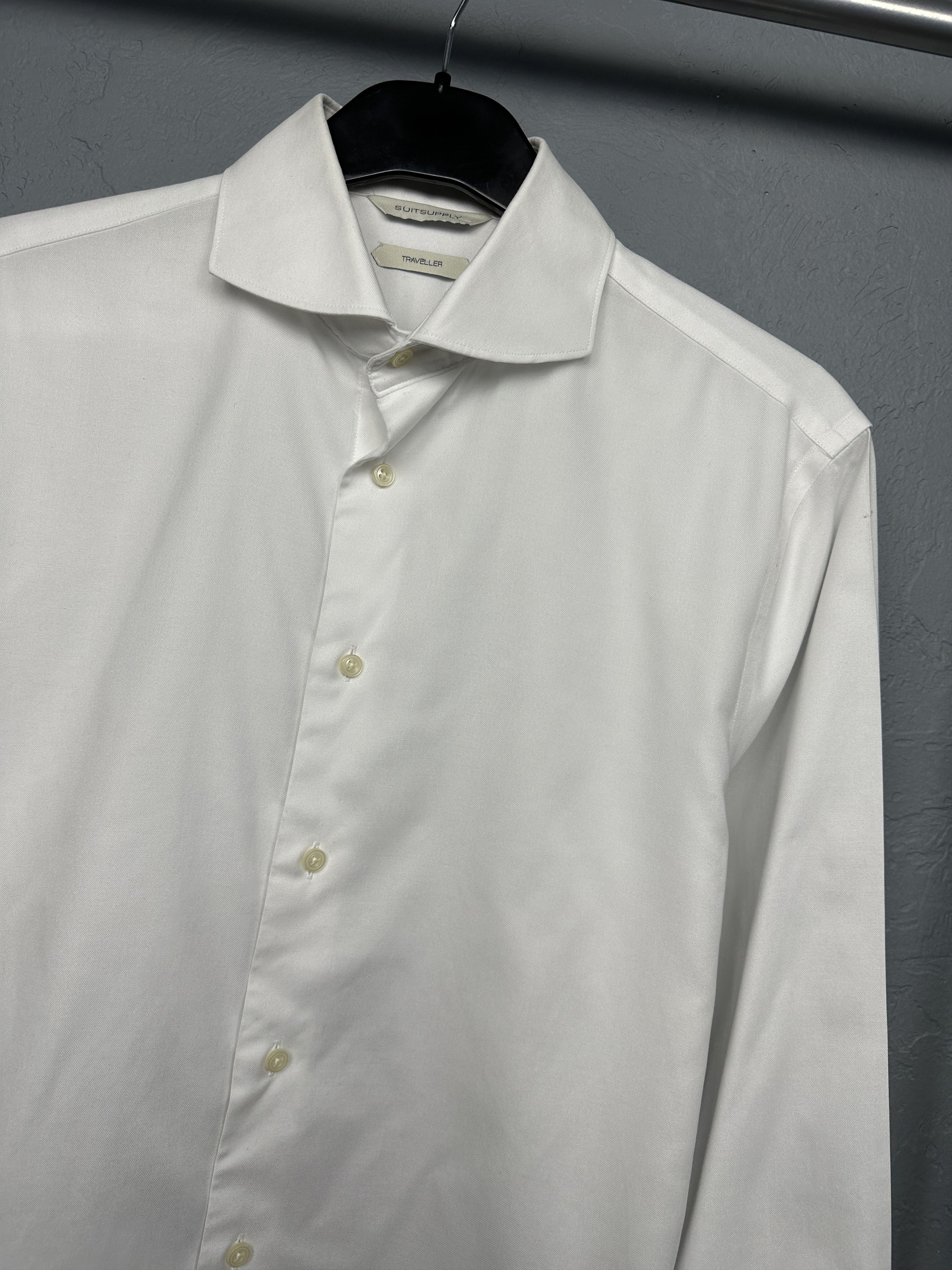 Suitsupply Suitsupply Traveller Mens Long Sleeve Shirt Size US M / EU 48-50 / 2 - 2 Thumbnail
