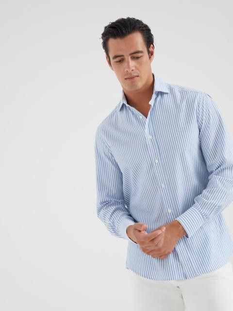 Brunello Cucinelli Shirt in Open White Size US M / EU 48-50 / 2 - 1 Thumbnail