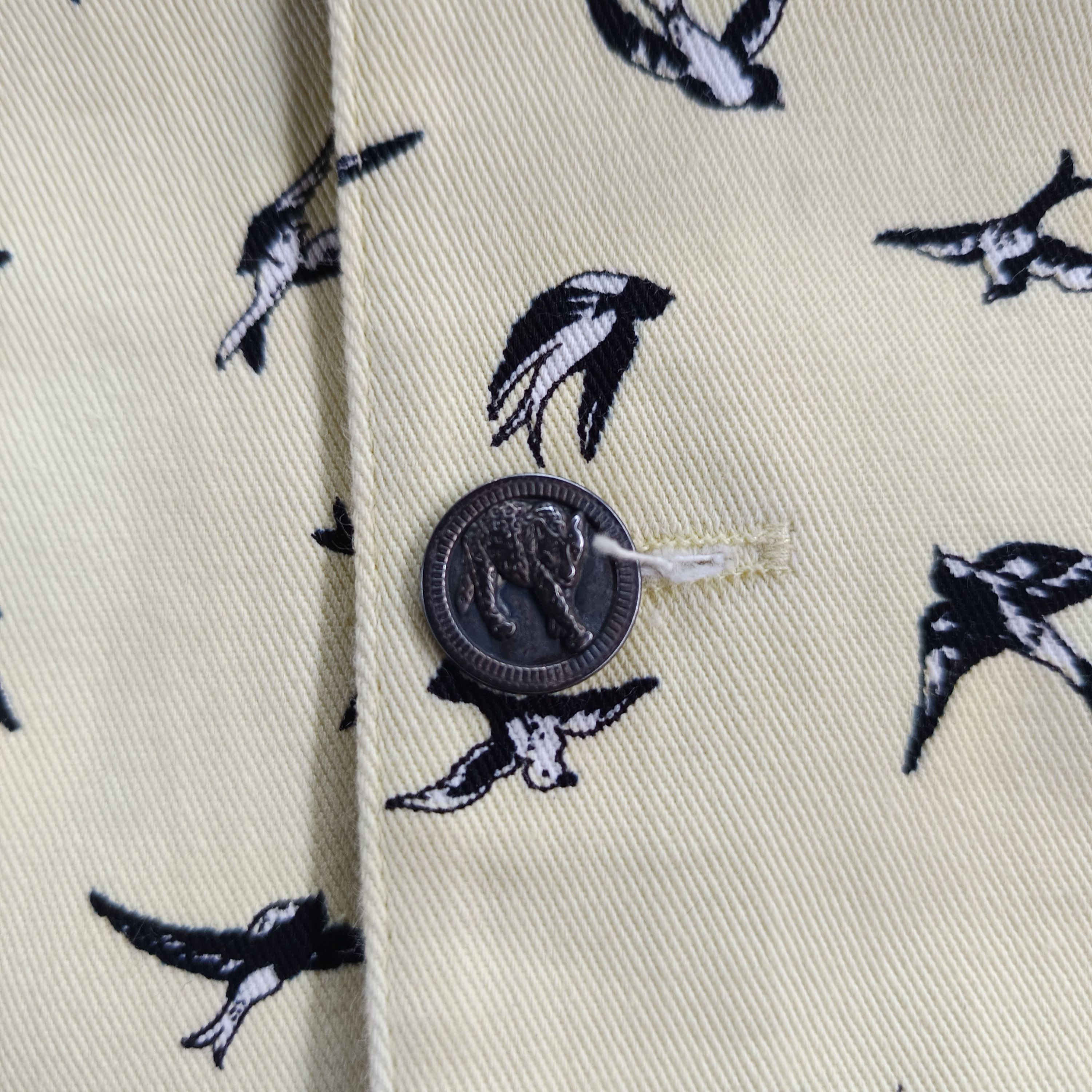 Versace Vintage Gianni Versace Swallow Print Vest Size US M / EU 48-50 / 2 - 5 Thumbnail