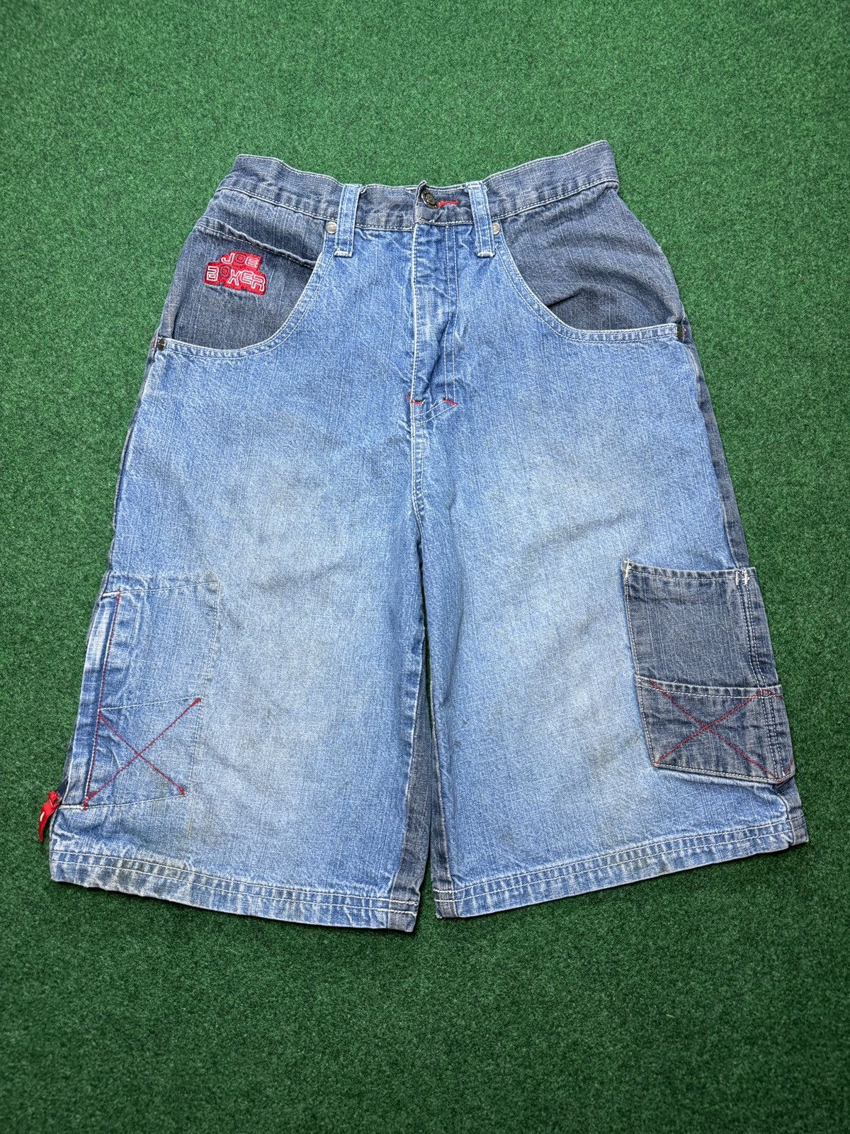 Joe Boxer × Southpole Y2K Southpole Style Jorts Baggy Denim Shorts Size US 26 / EU 42 - 3 Thumbnail