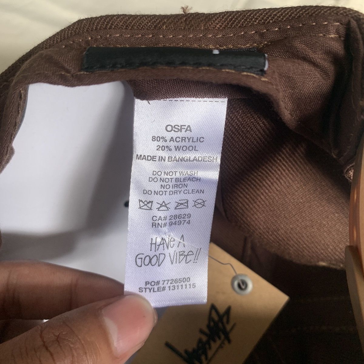Stussy Stussy big link low pro cap Size ONE SIZE - 5 Thumbnail