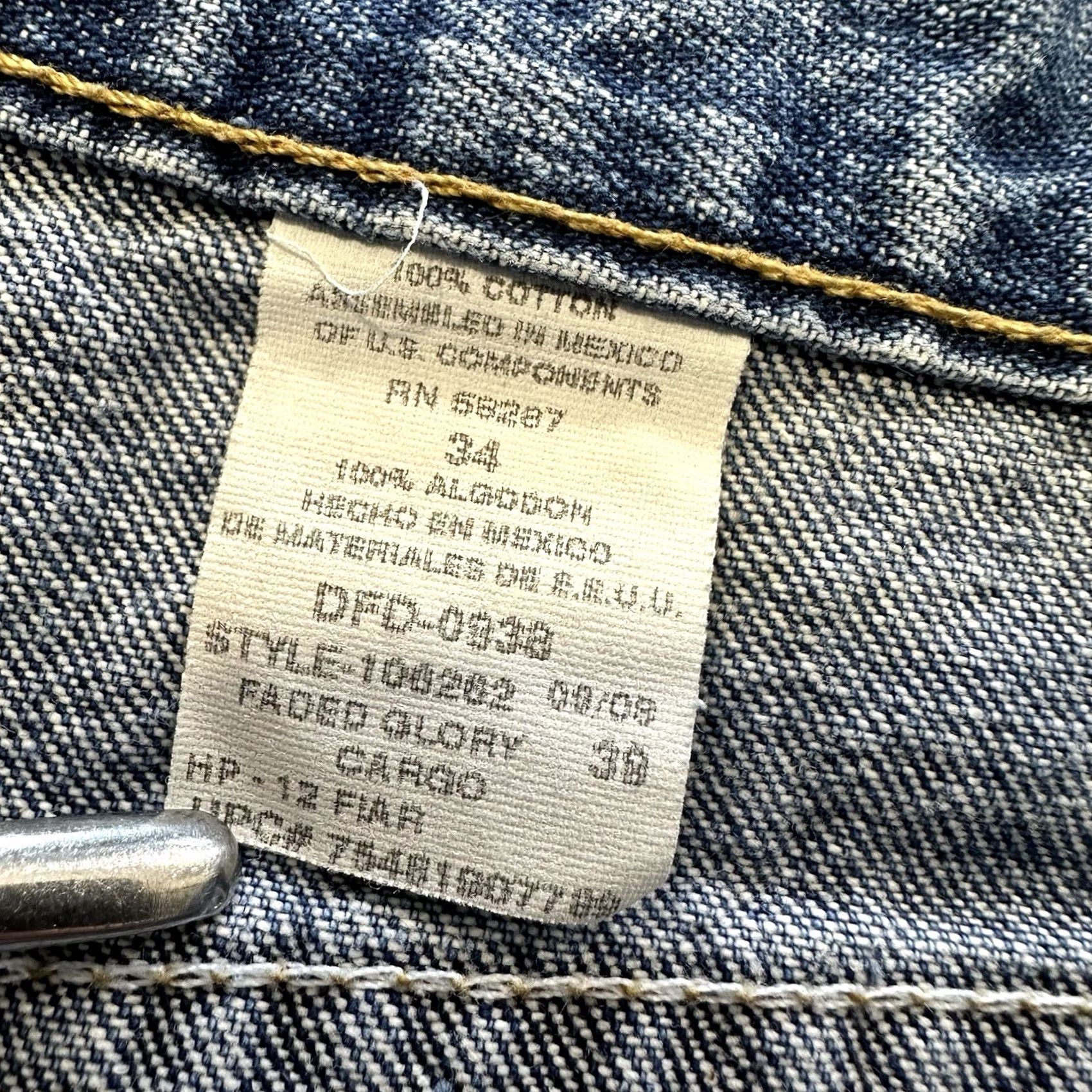 Faded Glory Faded Glory Denim Cargo Shorts Mens 34x10 Vintage Y2K Jean Co Cotton Denim Cargo 5-Pocket Mens Size US 34 / EU 50 - 3 Thumbnail