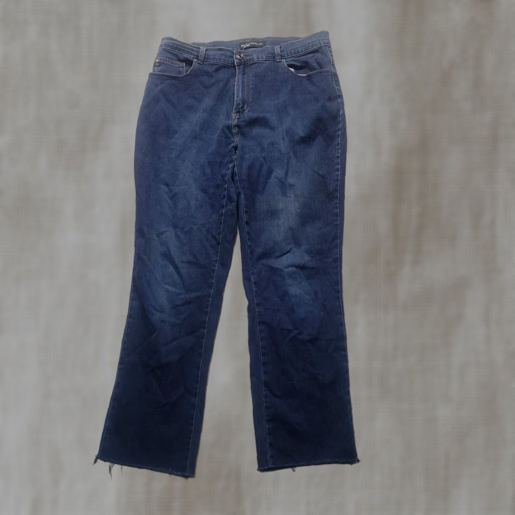 Lee Lee Jeans Pants Women's M Medium Stretch Blue Denim Cotton / spandex Relaxed Classic 10 Size 32" / US 10 / IT 46 - 1 Thumbnail