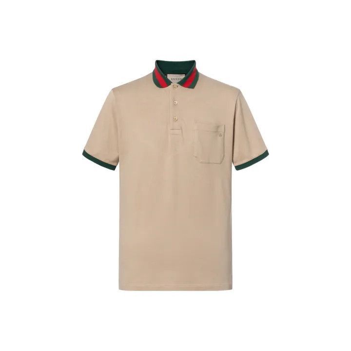 Gucci Gucci Gucci SS22 Brown Striped Polo Shirt -2506 Size US XS / EU 42 / 0 - 1 Thumbnail