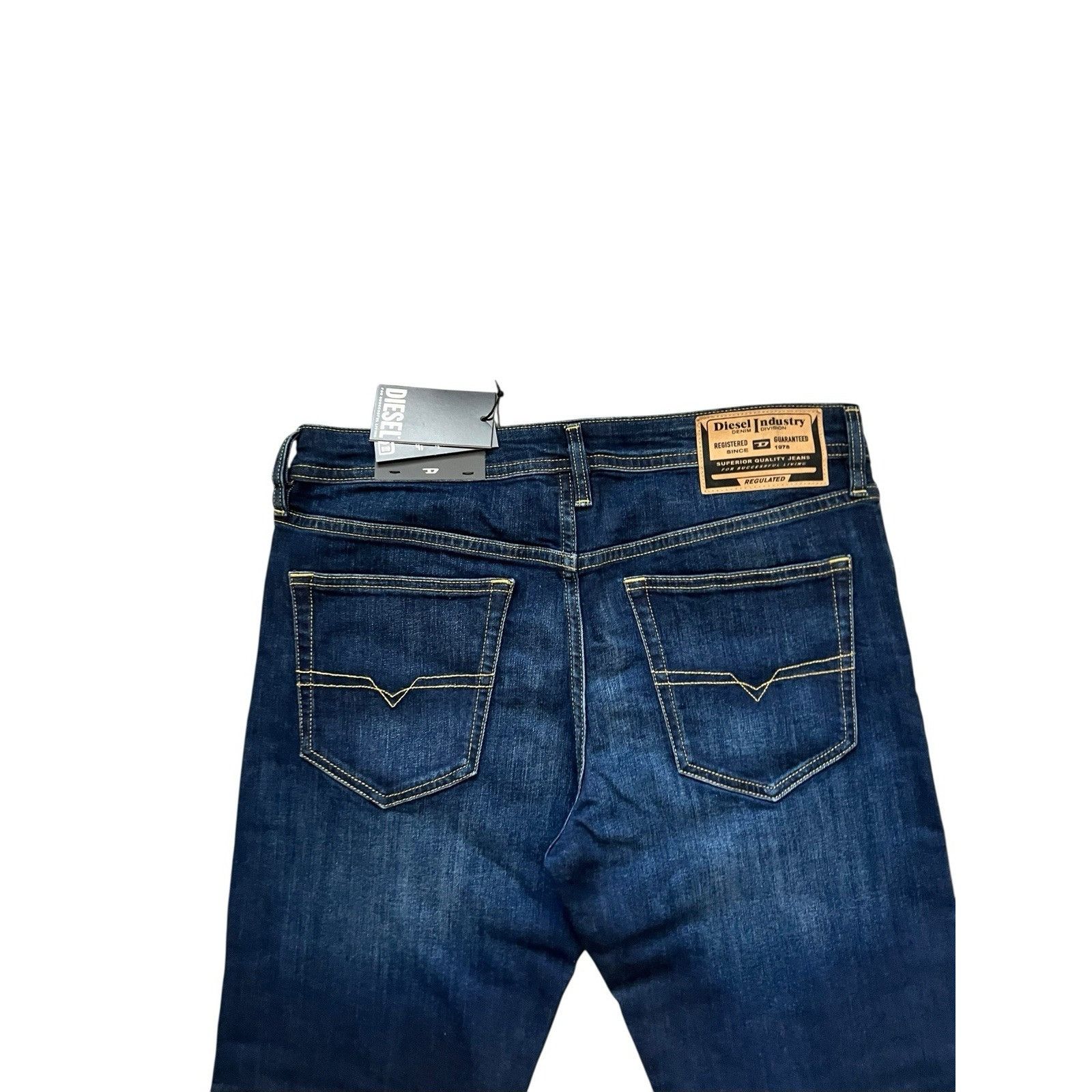 Diesel Diesel Mens Buster Tapered Jeans RB066 Blue $195 Size 34/32 Size US 34 / EU 50 - 5 Thumbnail