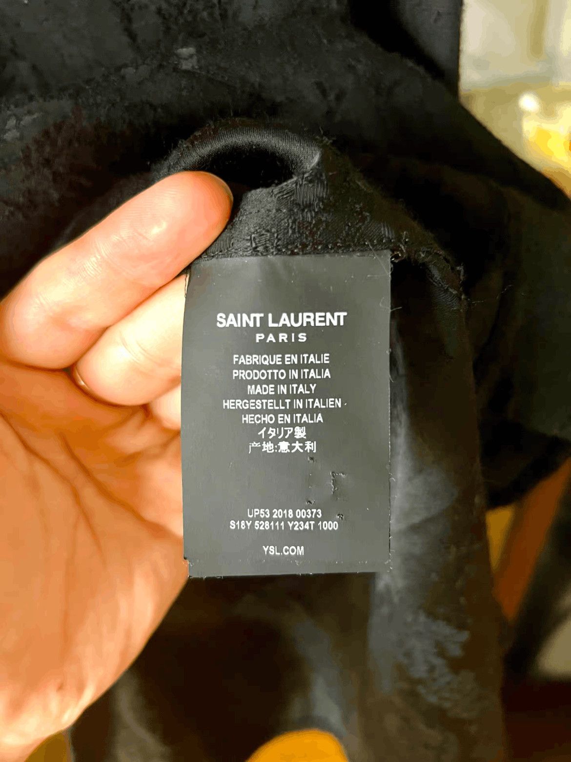 Saint Laurent Paris Saint Laurent Paris Sz 40 Saint Laurent Paris 18AW Runway Size US L / EU 52-54 / 3 - 6 Thumbnail