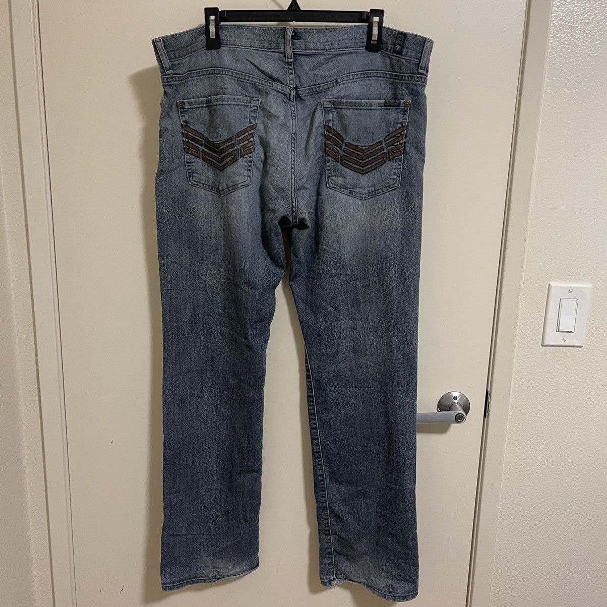 7 For All Mankind 7 For All Mankind Mens Size 36 Standard Jeans Blue Straight Size US 36 / EU 52 - 2 Thumbnail