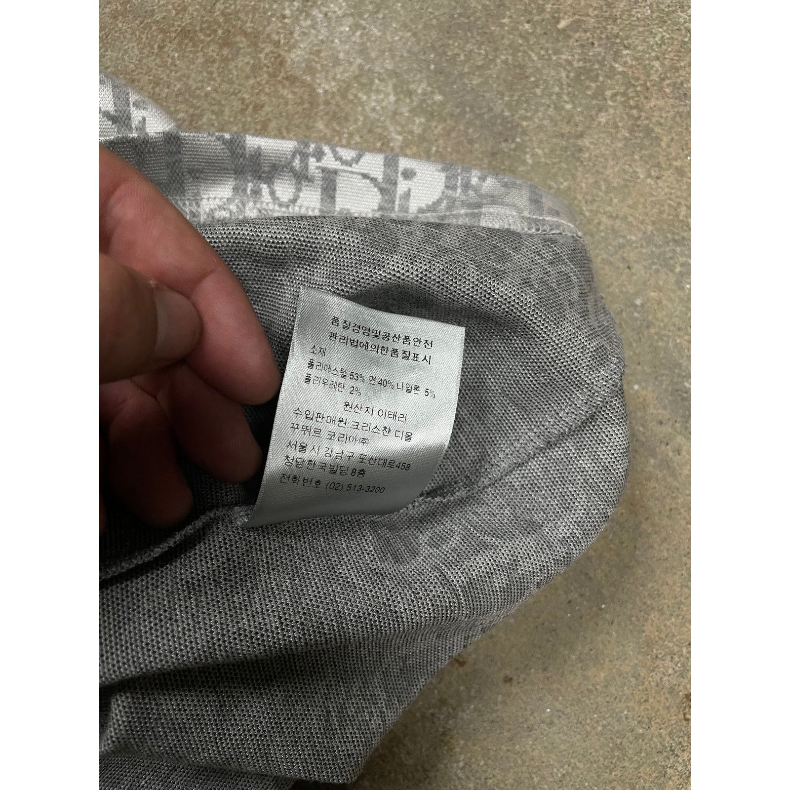 Dior Dior Oblique Longsleeve Grey Used XL Size US XL / EU 56 / 4 - 6 Thumbnail