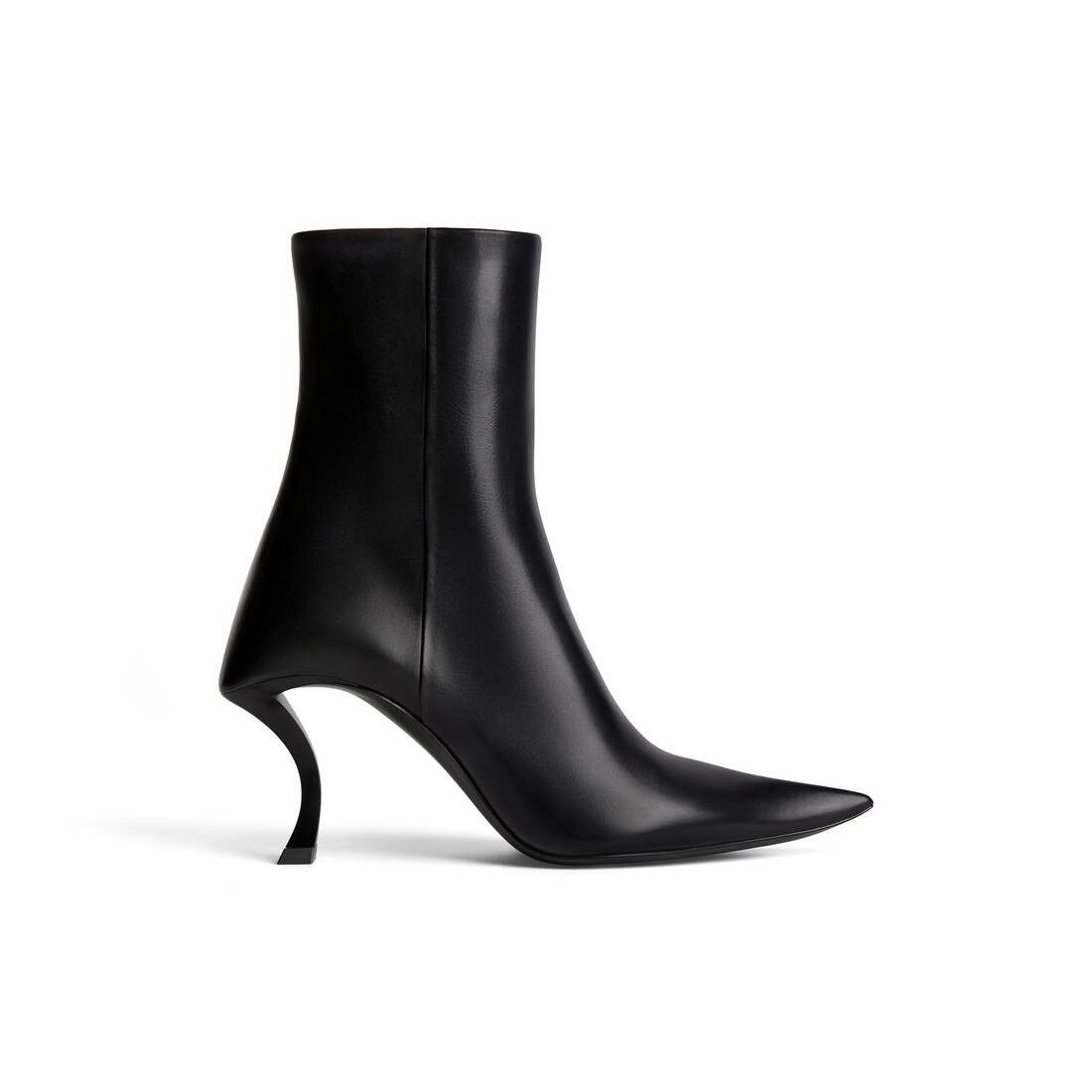 Balenciaga o1mt1gz0325 Hourglass 100mm Booties in Black Size US 9 / IT 39 - 1 Thumbnail