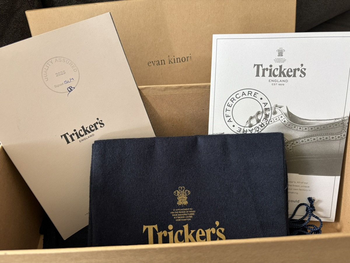 Evan Kinori × Tricker's Evan Kinori x Trickers Black Derbies Size US 8 / EU 41 - 8 Thumbnail