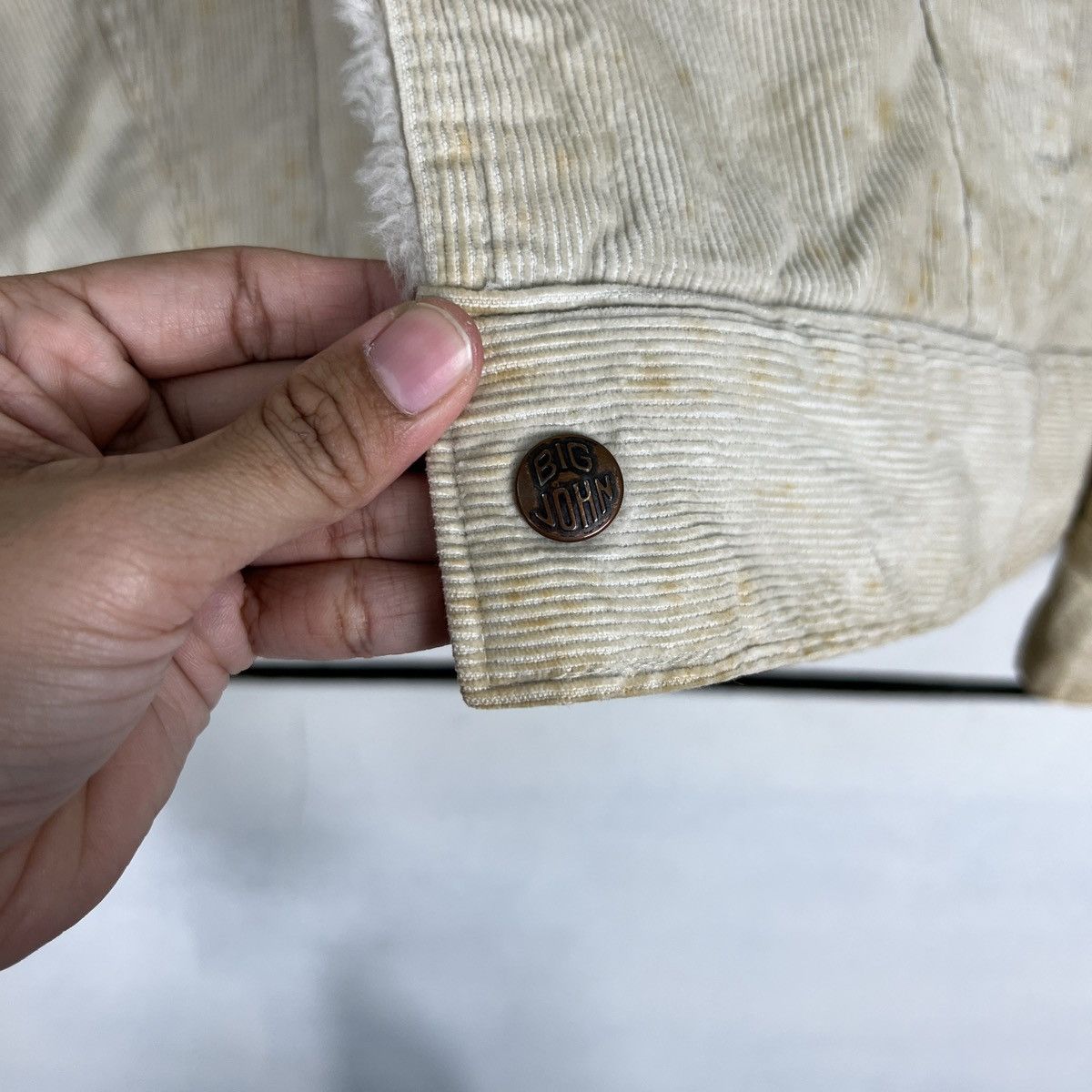 Big John 🔥 VINTAGE BIG JOHN CORDUROY TRUCKER JACKET Size US L / EU 52-54 / 3 - 14 Thumbnail