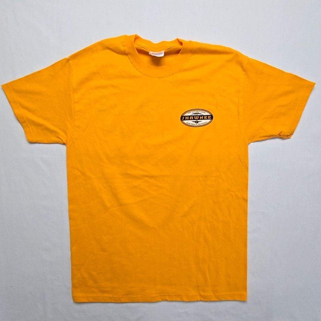 Hanes Vintage Shawnee Shirt Hanes M Ski Ride Tube Yellow Tee 90s Size US M / EU 48-50 / 2 - 3 Thumbnail