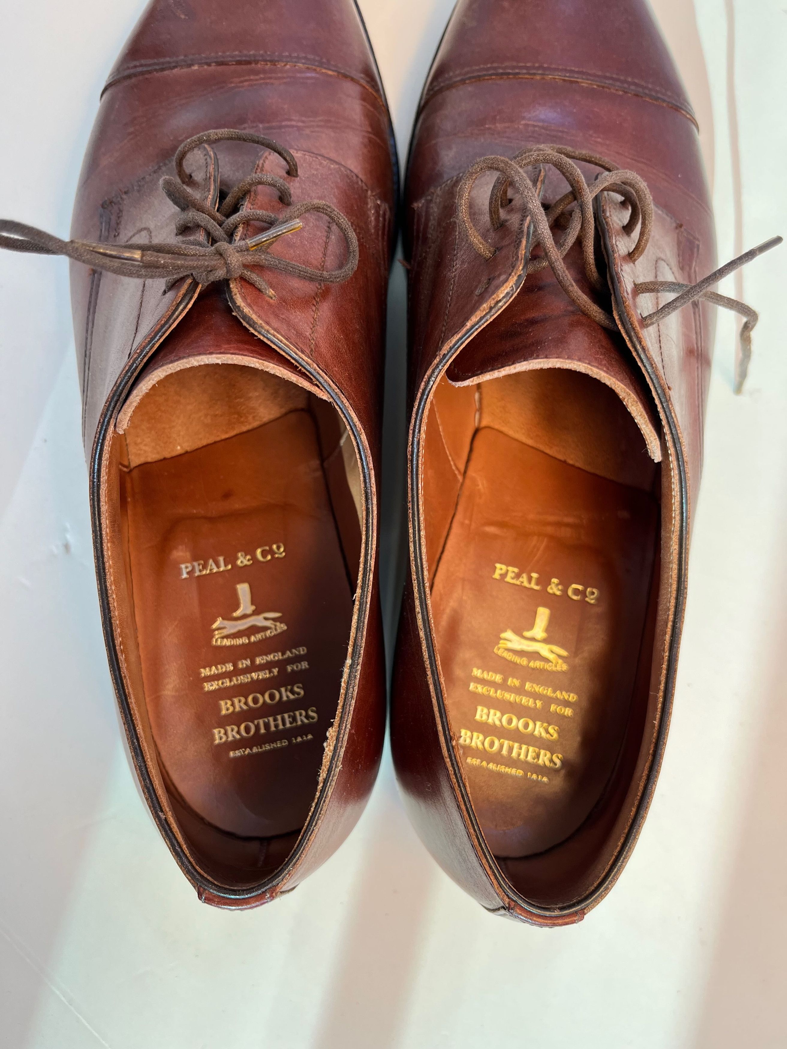 Peal And Co Brooks Brothers X PEAL & CO DERBYS (2nd Pair) Size US 10 / EU 43 - 4 Thumbnail