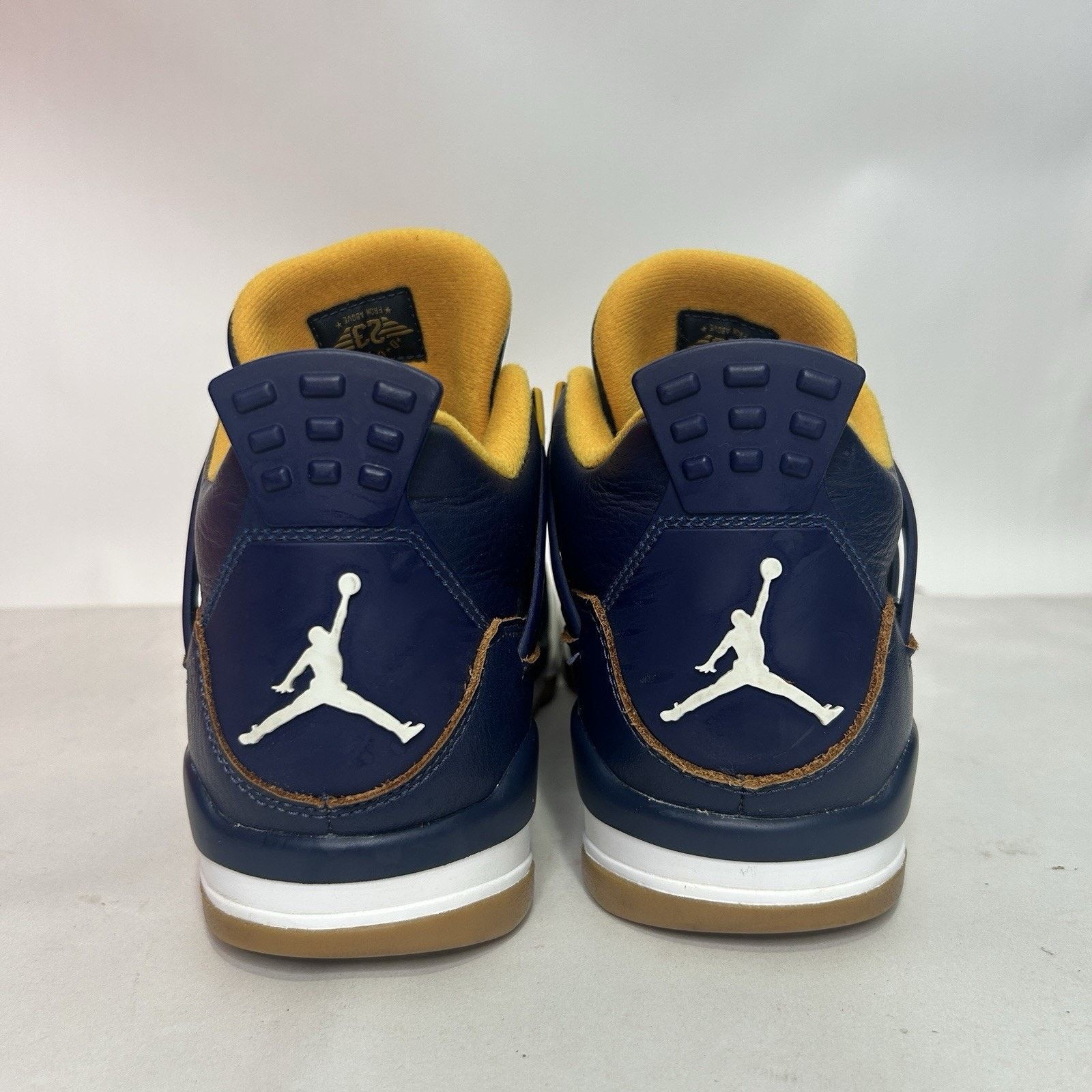 Nike Nike Air Jordan IV 4 Retro “Dunk From Above/Navy Gold” Size US 9.5 / EU 42-43 - 4 Thumbnail