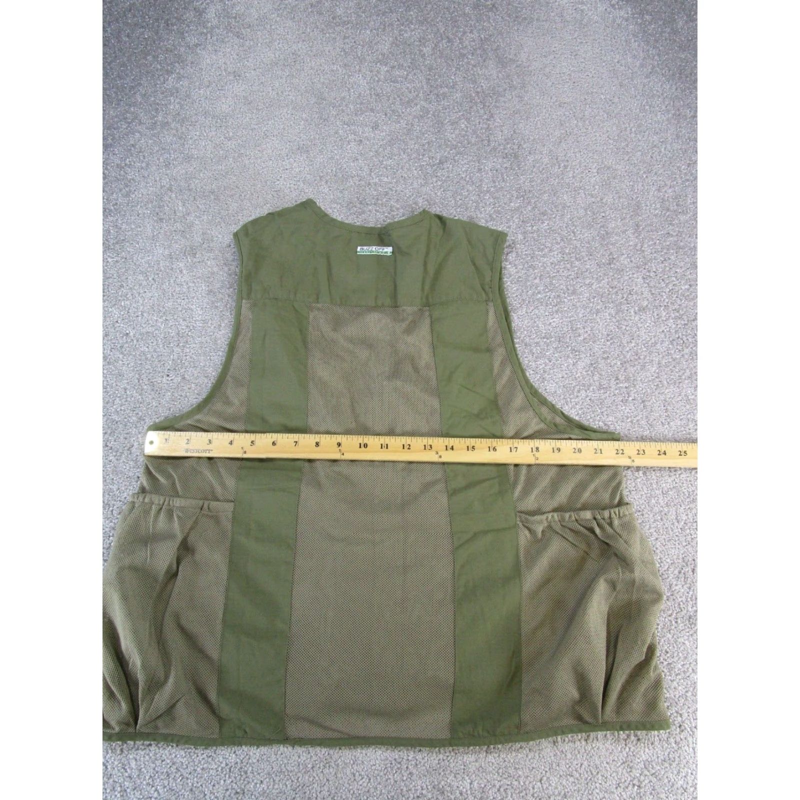 ExOfficio Ex Fficio Buzz Off Vest Mens Large Green Olive Insect Reppelant Shield Size US L / EU 52-54 / 3 - 7 Thumbnail