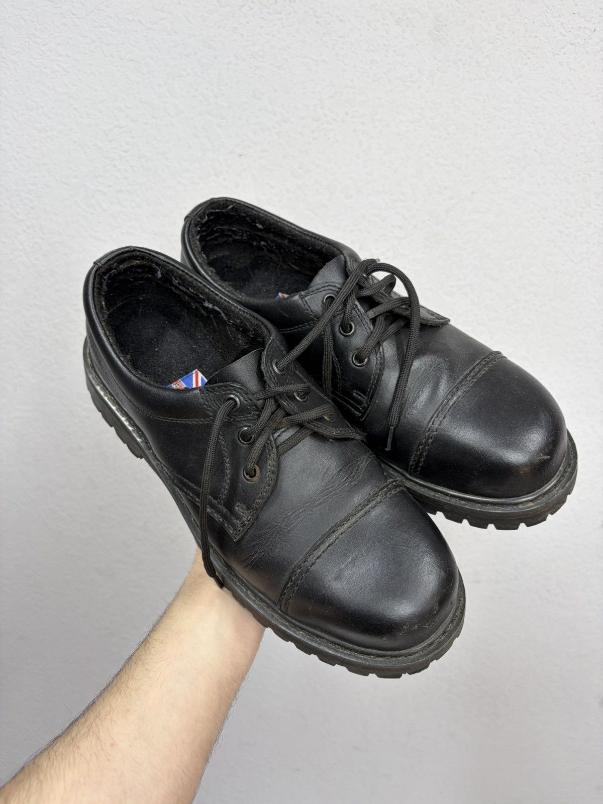 Undercover Vintage Y2K Guidi CCP Style Distressed Leather Biker Boots Size US 10.5 / EU 43-44 - 3 Thumbnail