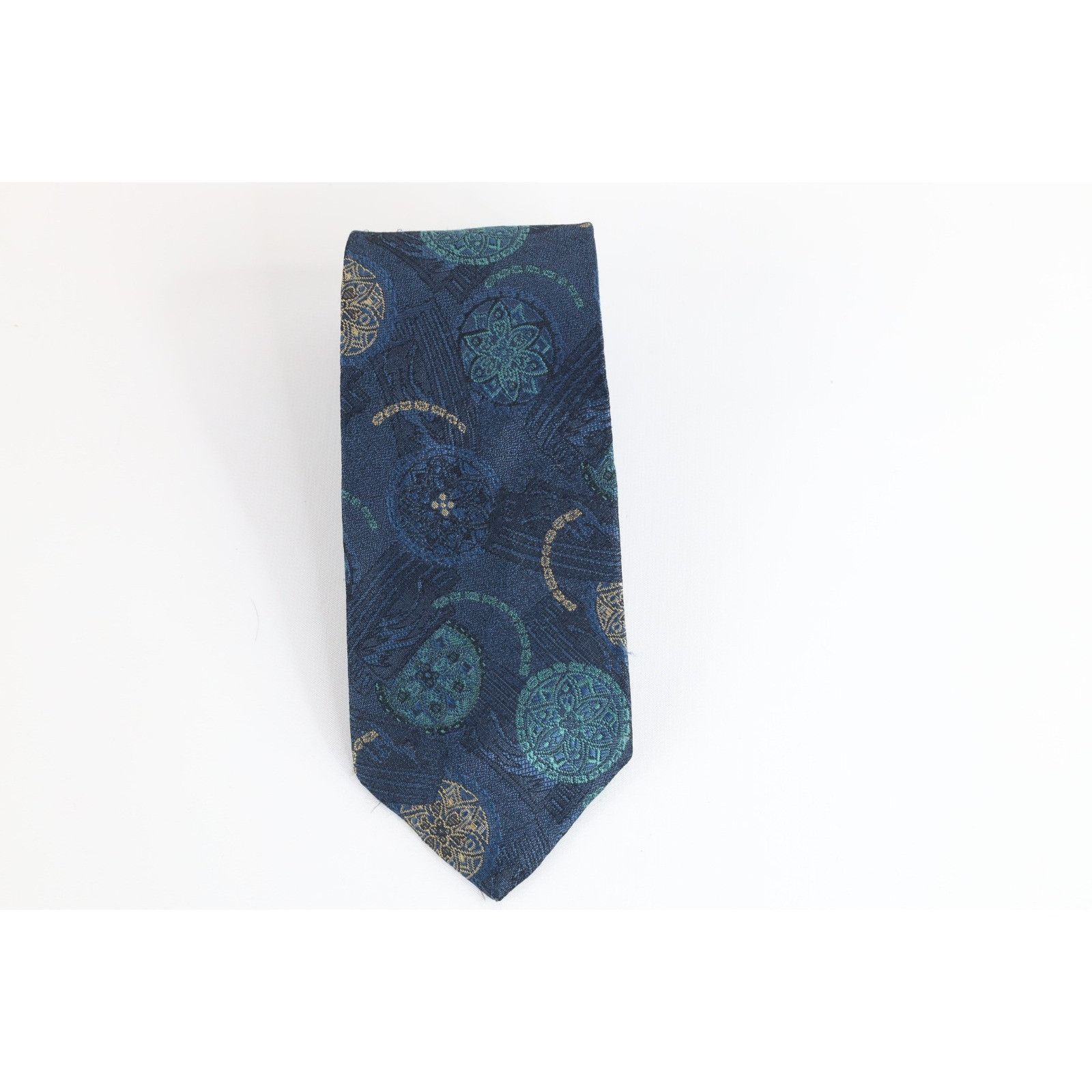 Vintage Vintage 90s Streetwear Geometric Flower of Life Neck Tie Size ONE SIZE - 1 Thumbnail