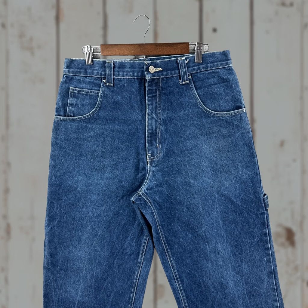 Phat Farm VINTAGE Phat Farm Jeans Mens 36x30 Hip Hop 90s Baggy Wide-Leg Blue Denim Shirt? Size US 36 / EU 52 - 1 Thumbnail