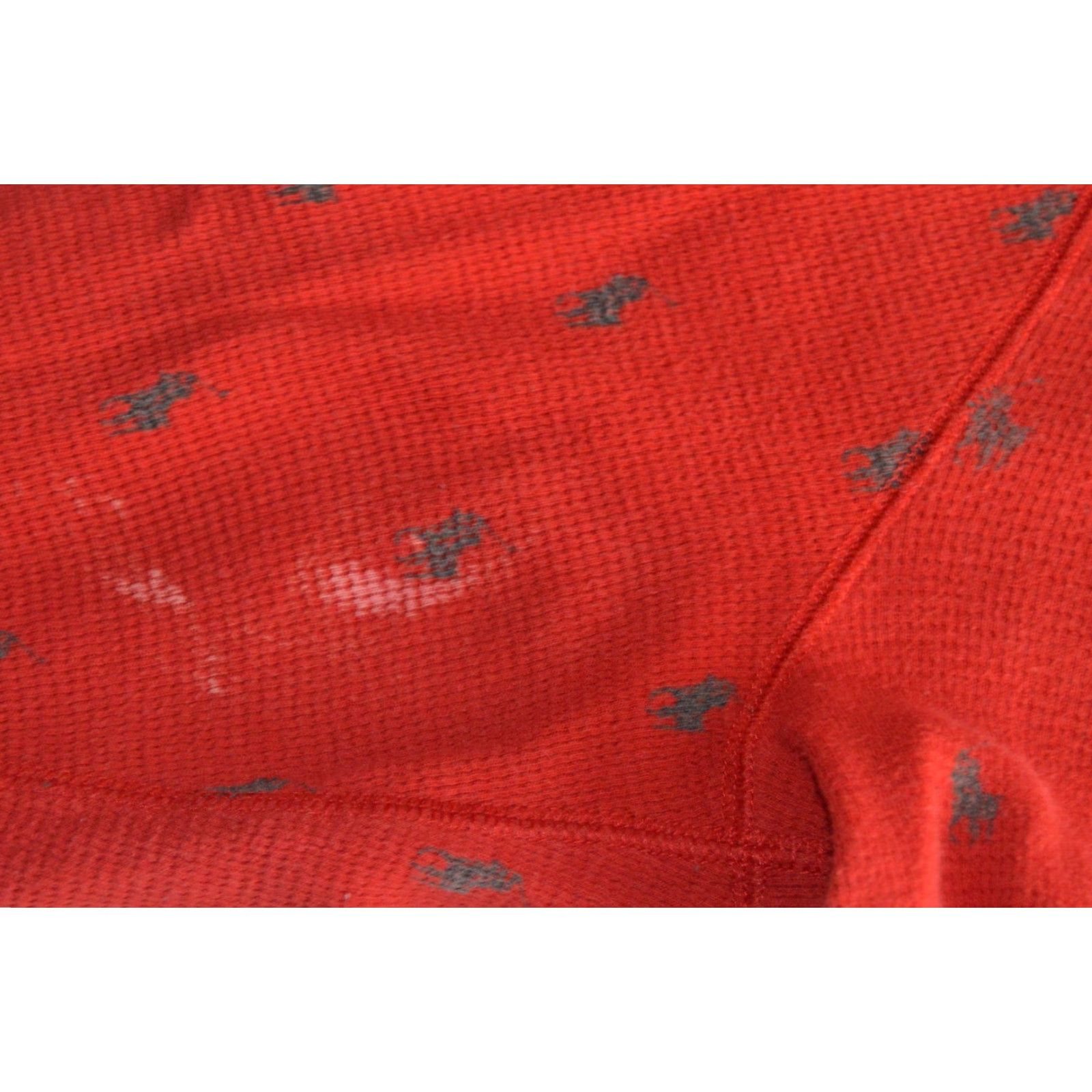 Polo Ralph Lauren Polo Ralph Lauren Sleepwear Red Long Sleeve Thermal Knit Shirt L Mens Size US L / EU 52-54 / 3 - 5 Thumbnail