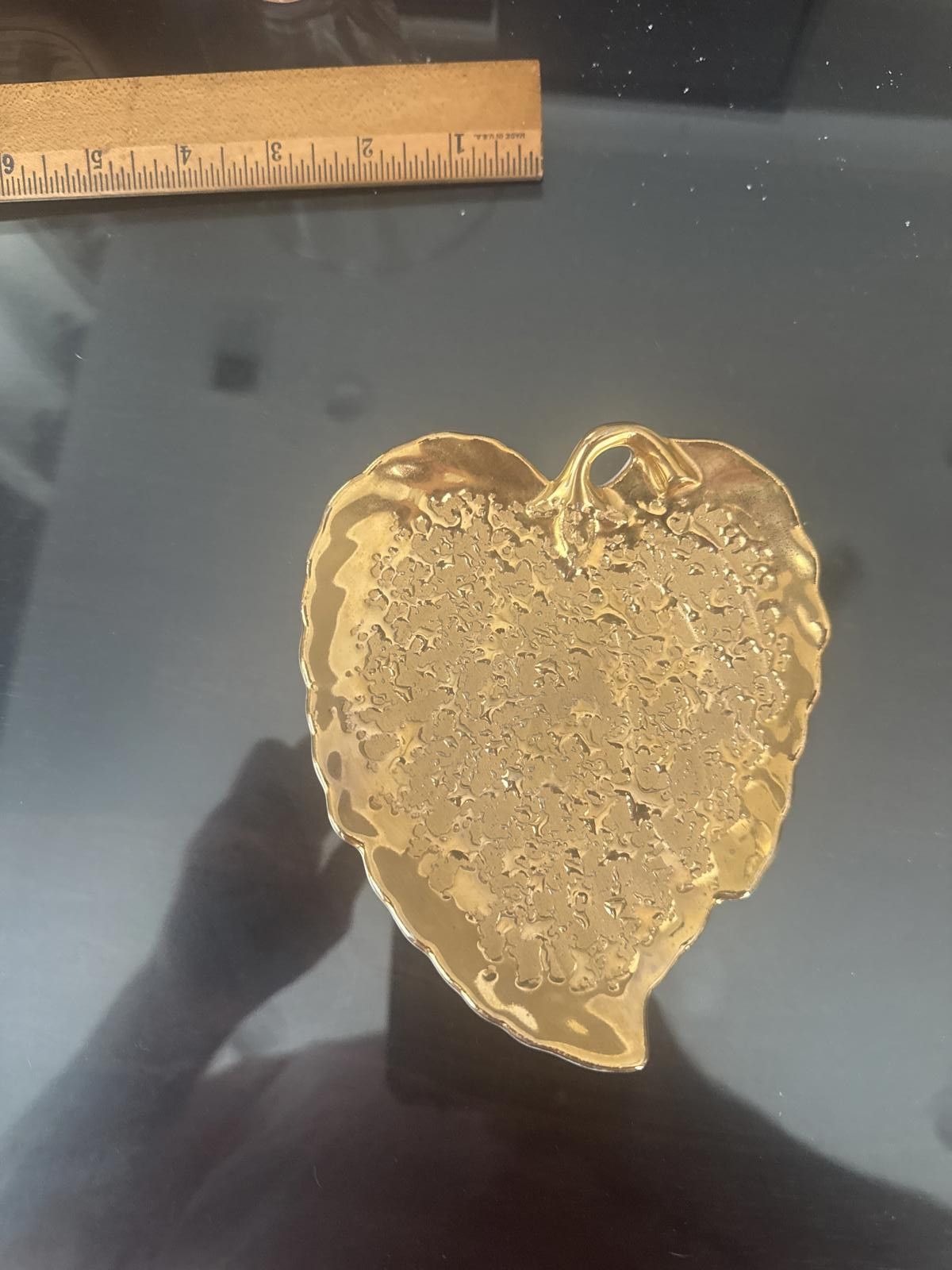 Designer Holley Ross gold leaf dish [COPY] Size ONE SIZE - 1 Thumbnail